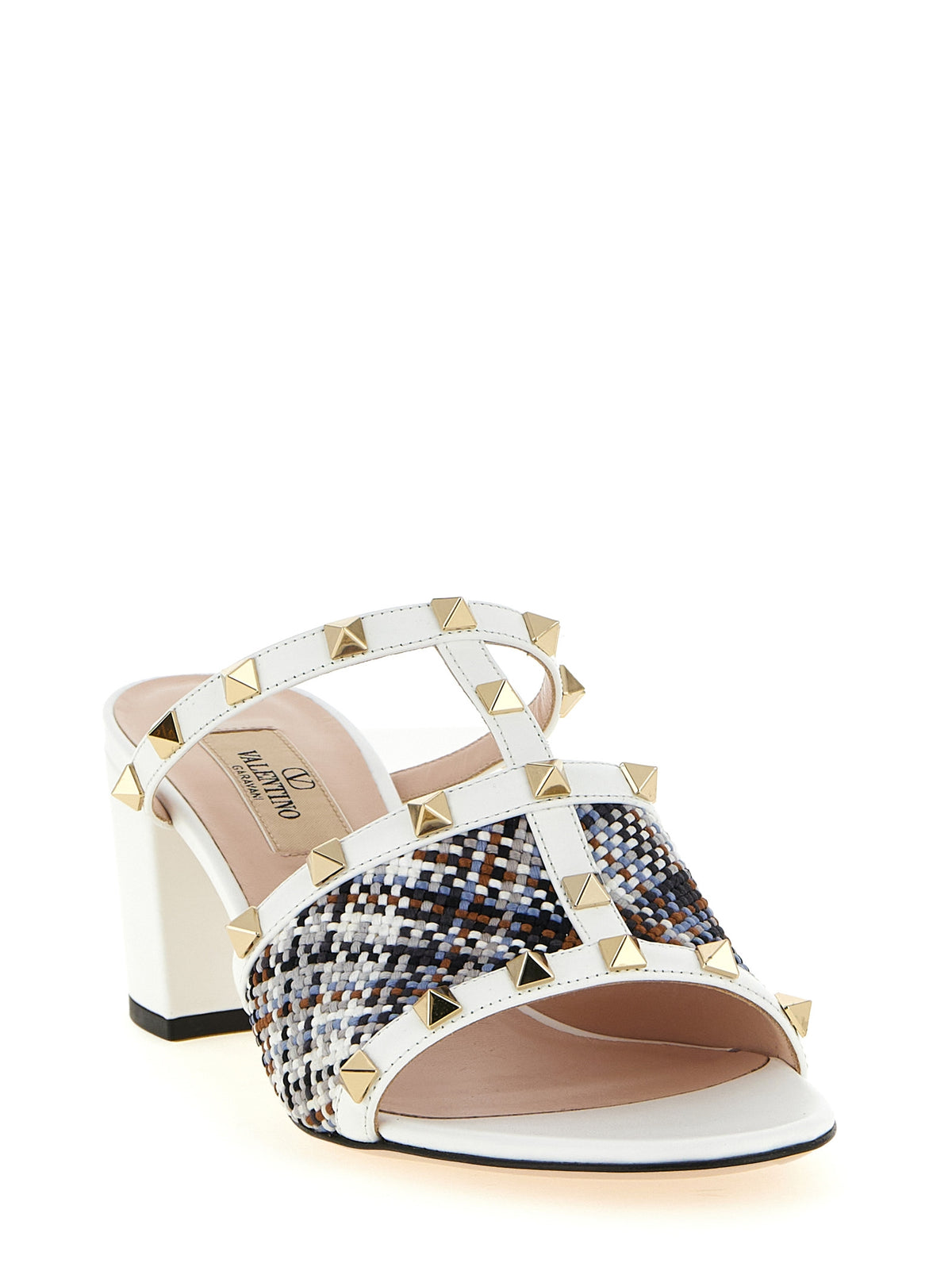 Valentino Garavani White Polyester Platform Women's Sandals