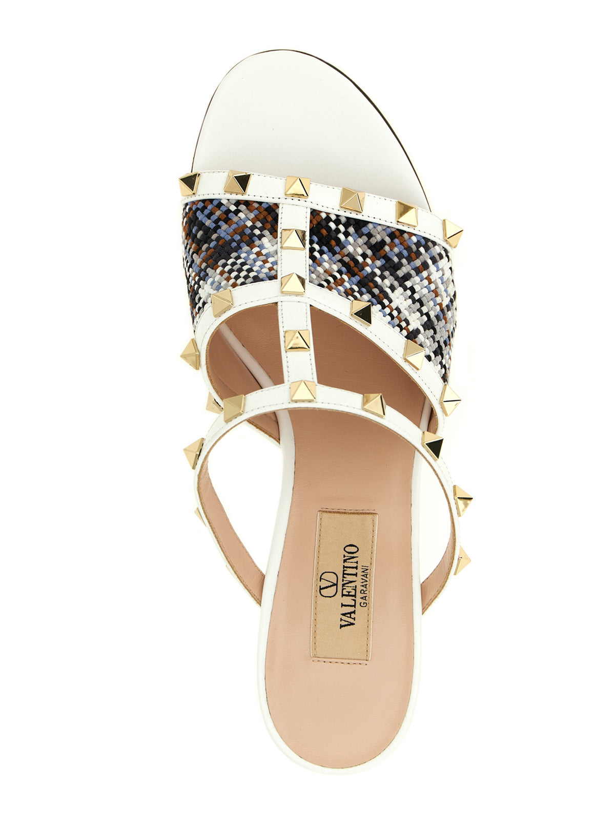 Valentino Garavani White Polyester Platform Women's Sandals