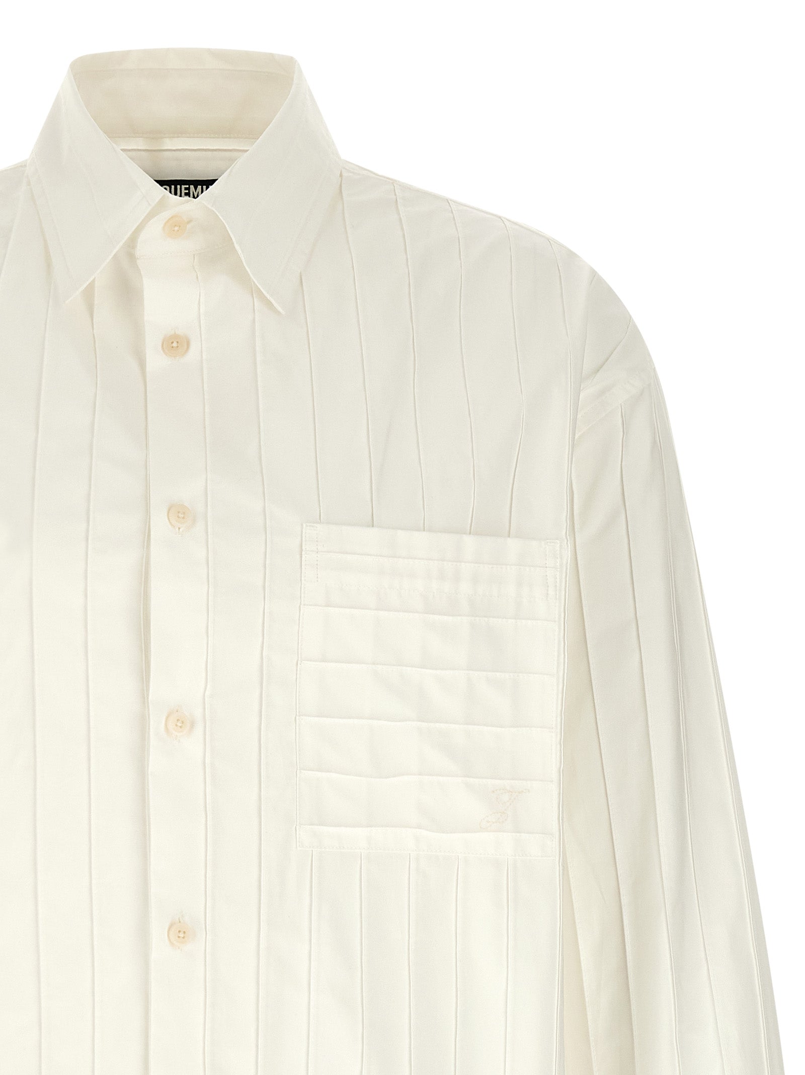 Jacquemus White Cotton Men's Blouse