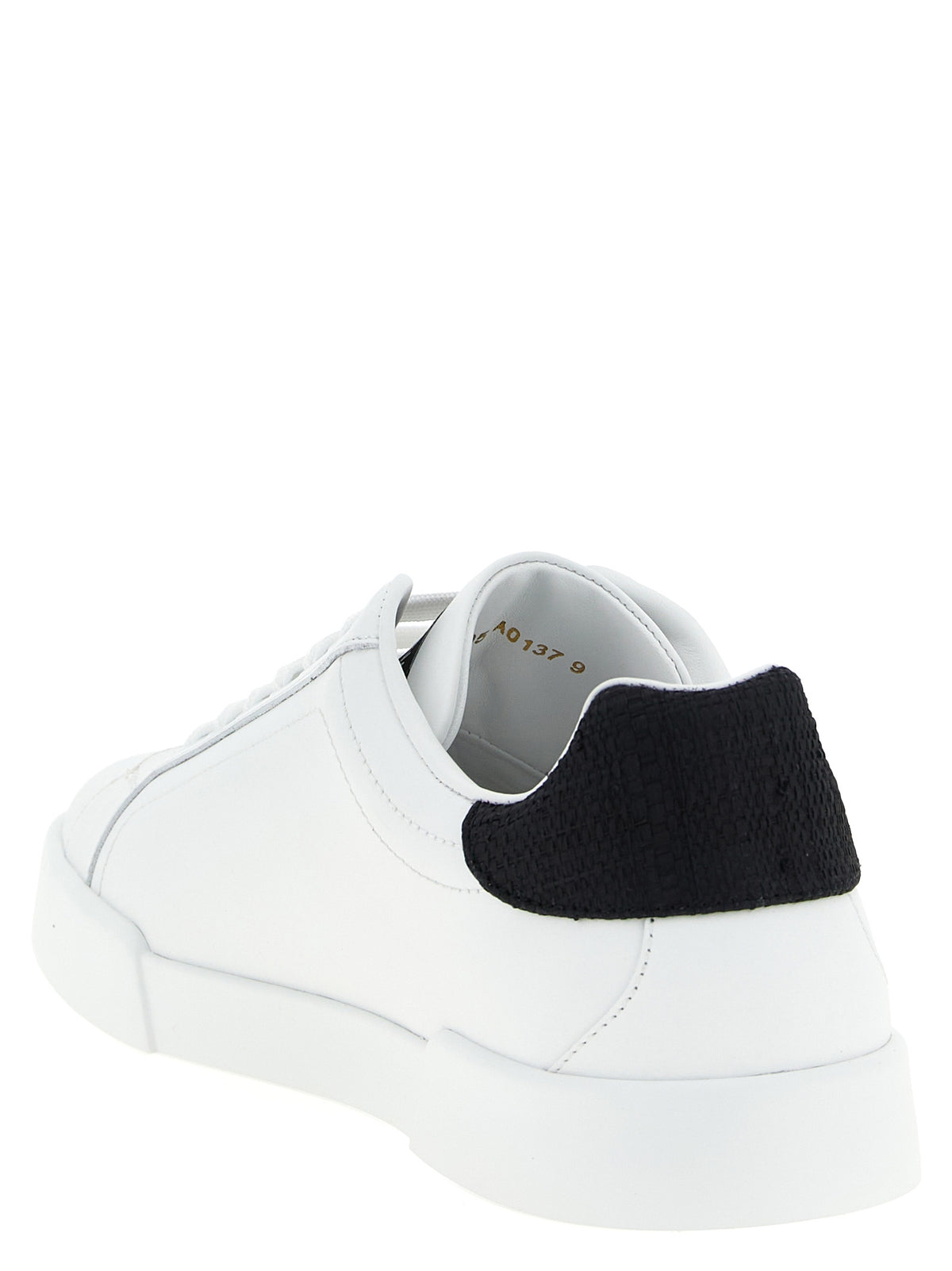 Dolce & Gabbana Bicolor Calfskin Low Top Men's Sneakers