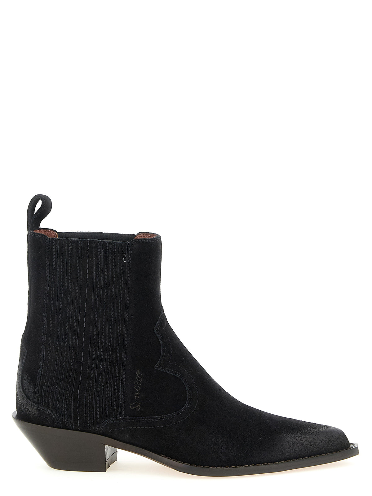 Sonora Black Calfskin Chelsea Women's Boots