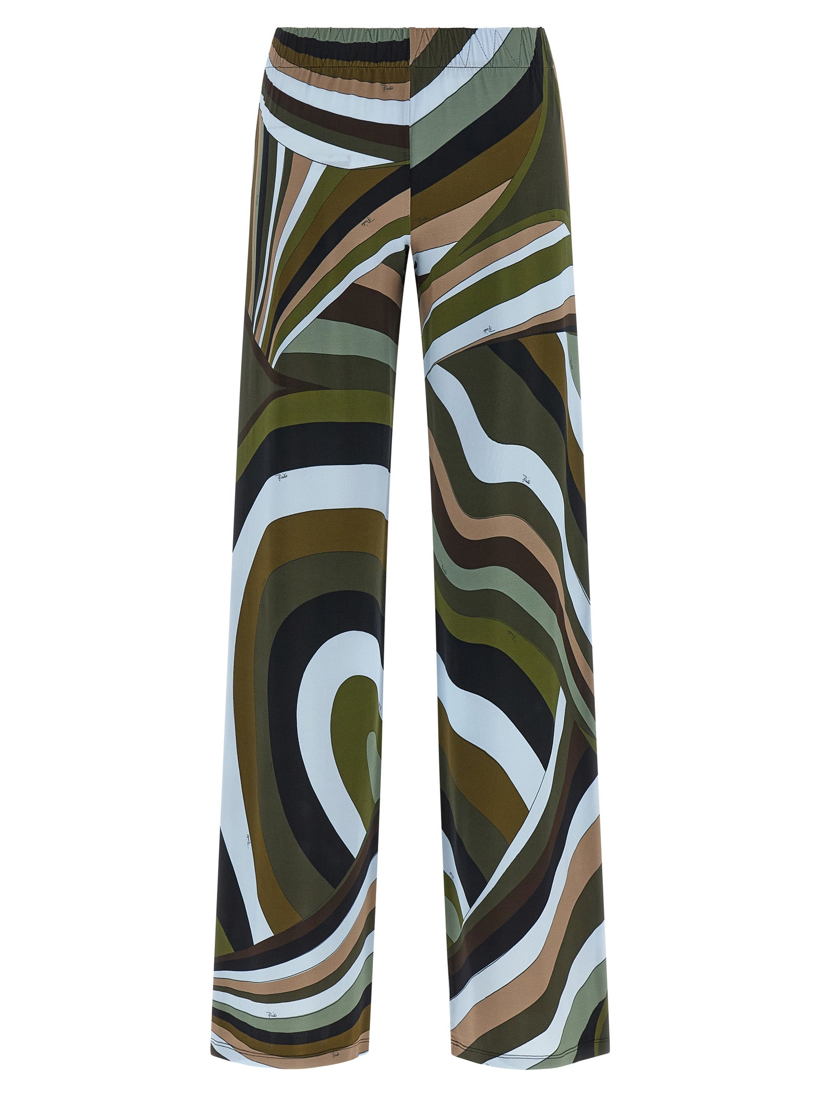 Emilio Pucci Multicolor Viscose Flared Women's Pants