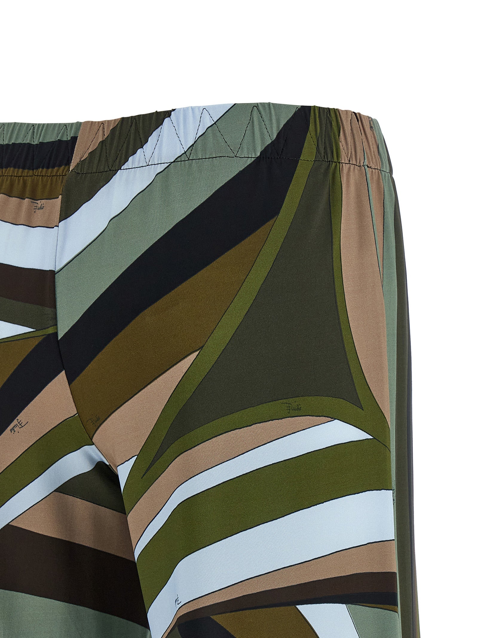 Emilio Pucci Multicolor Viscose Flared Women's Pants