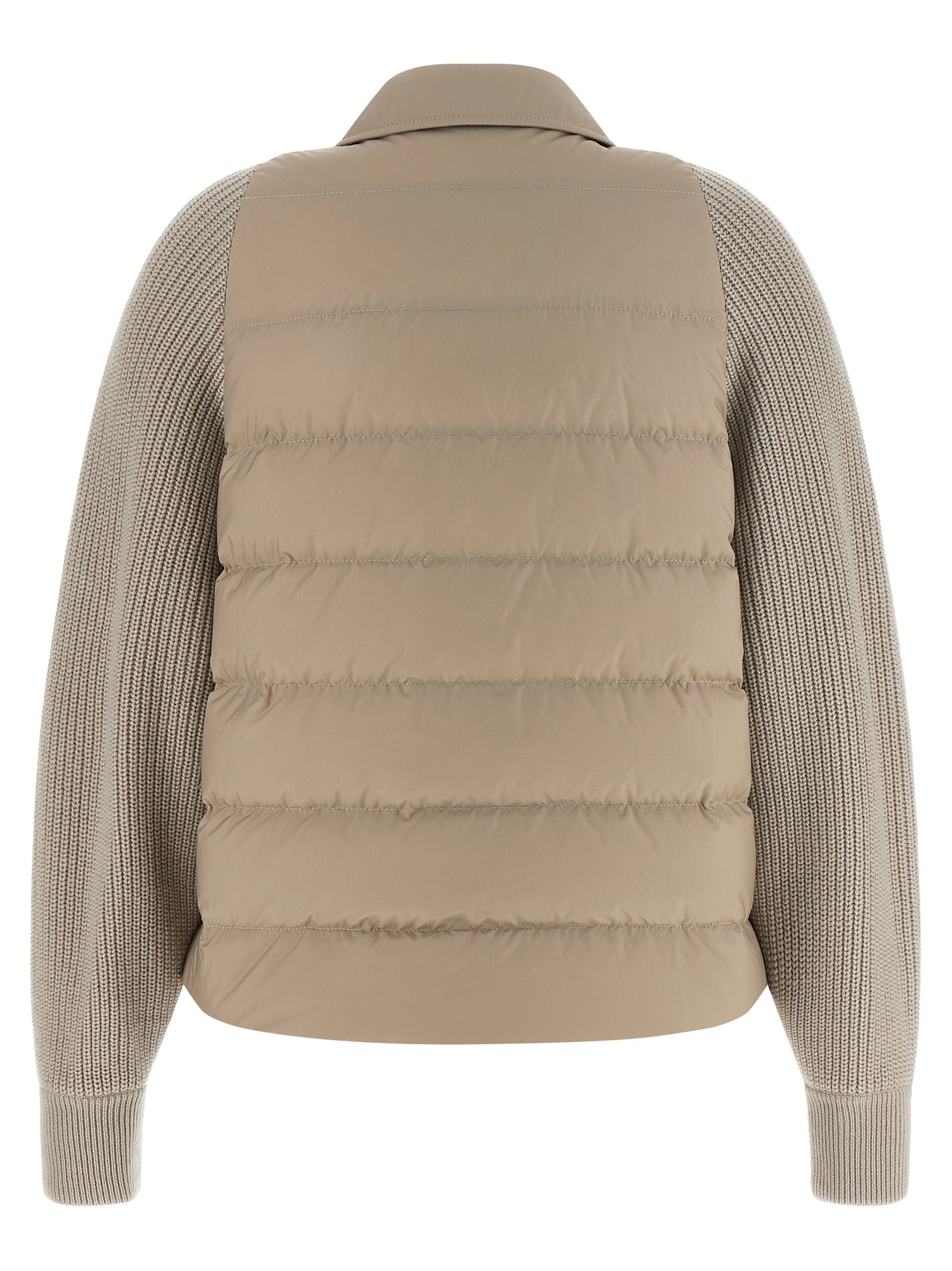 Brunello Cucinelli Beige Polyester Shell Women's Jacket