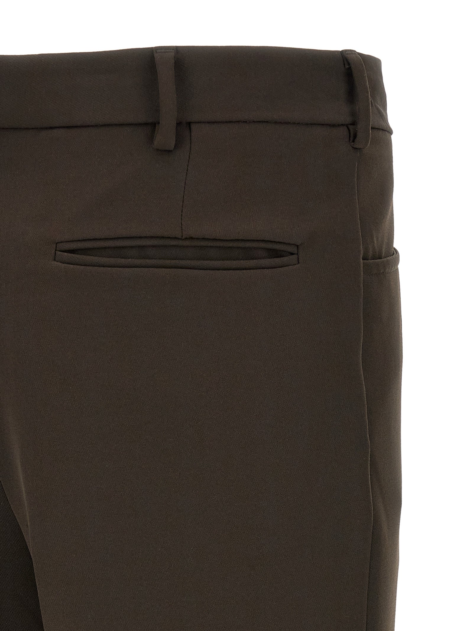 SECOND/LAYER Brown Polyester Casual Men's Pants