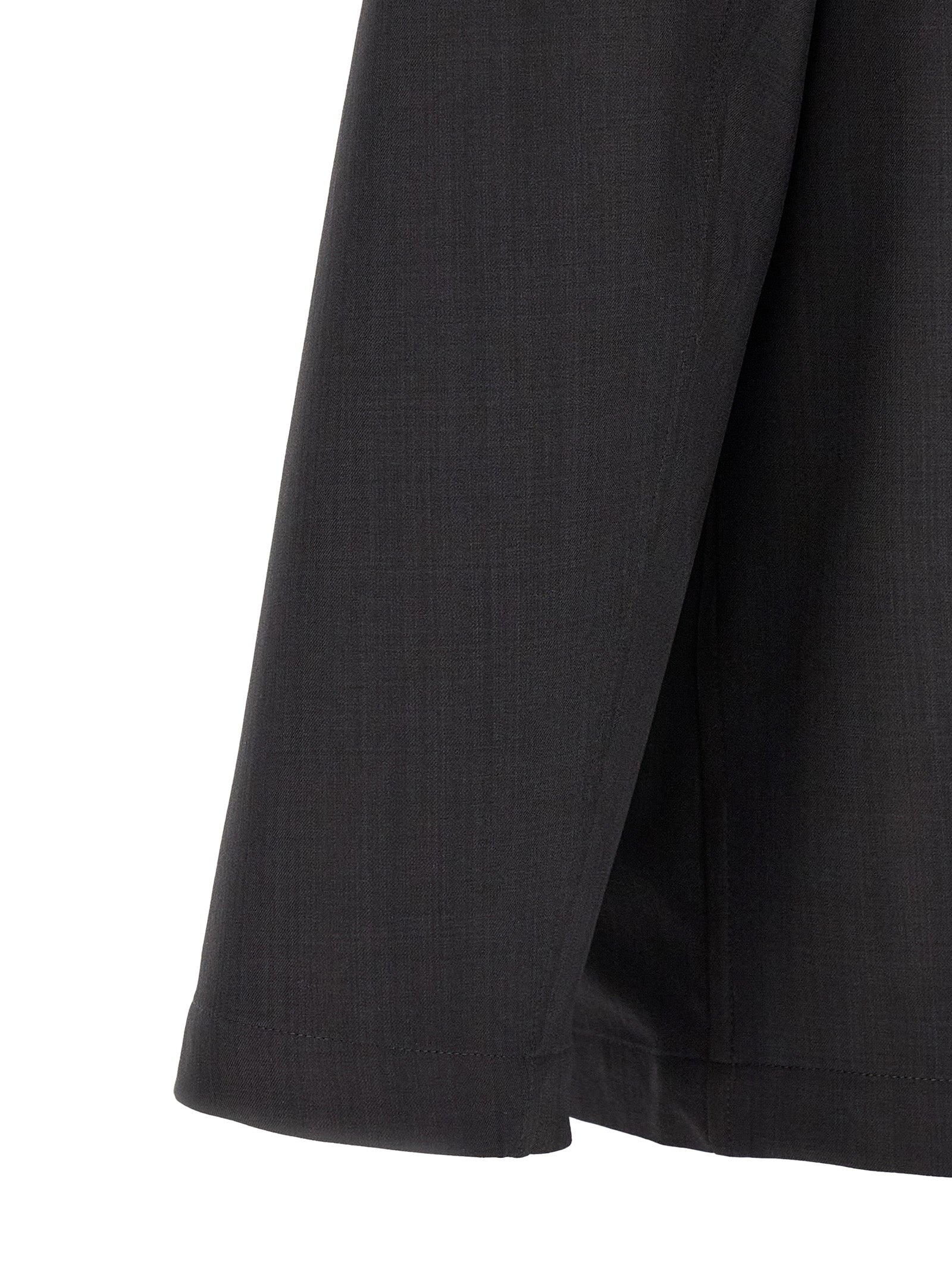 SECOND/LAYER Gray Polyester Men's Blouse