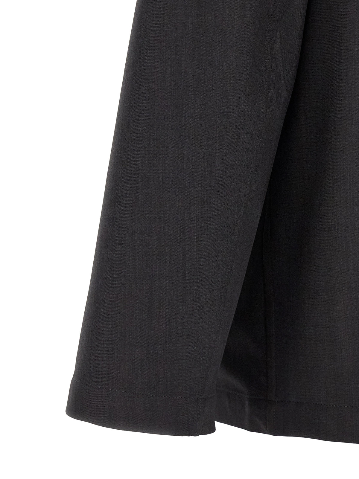 SECOND/LAYER Gray Polyester Men's Blouse