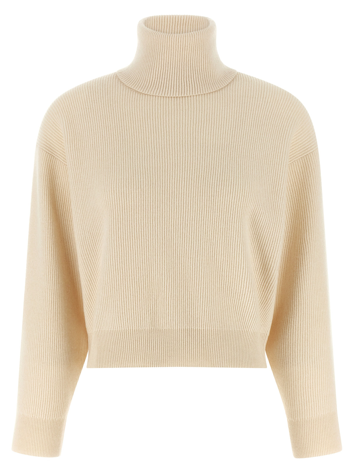 Brunello Cucinelli White Virgin Wool Women's Cardigan
