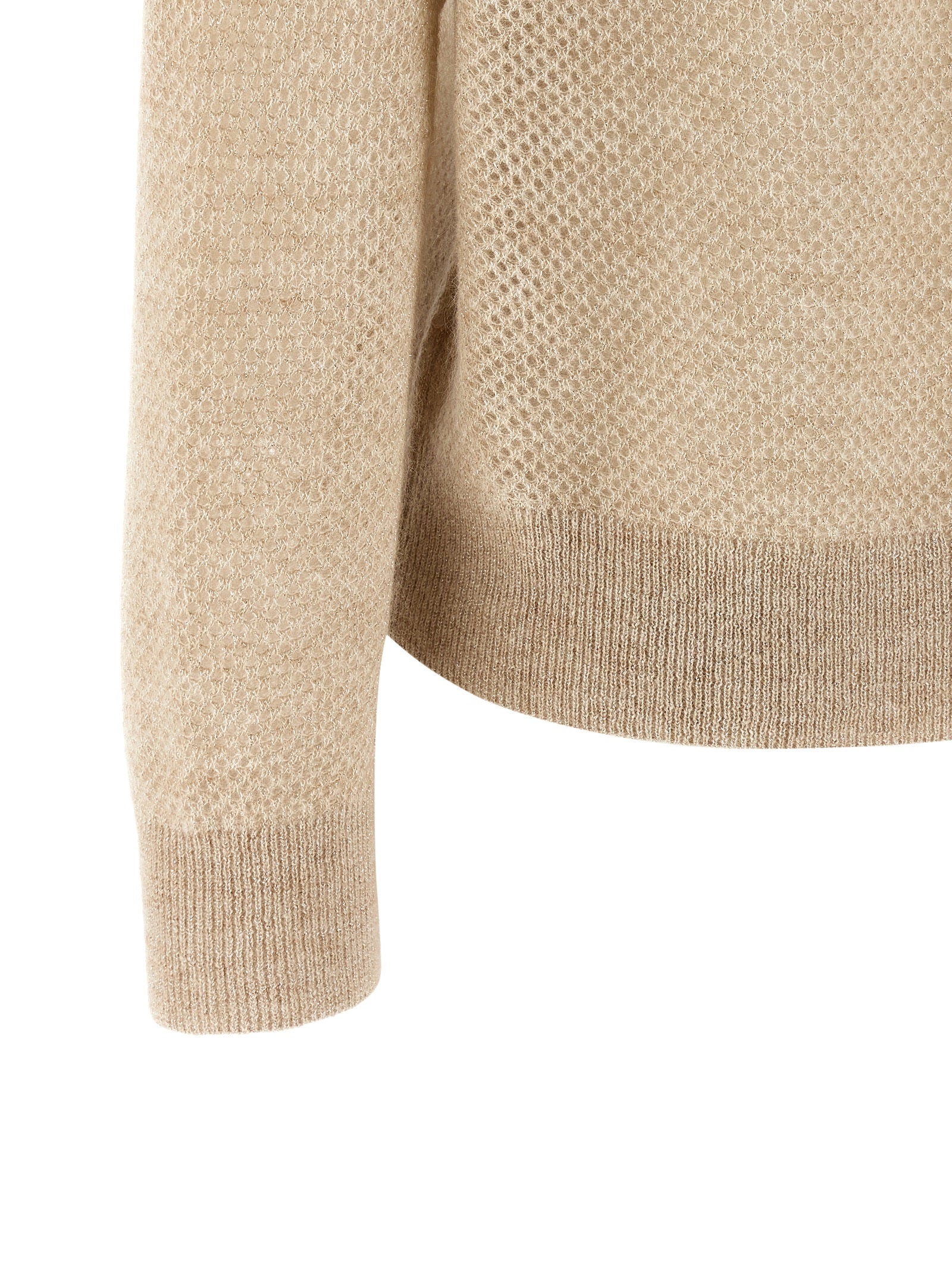 Brunello Cucinelli Gold Wool Polo Women's Shirt