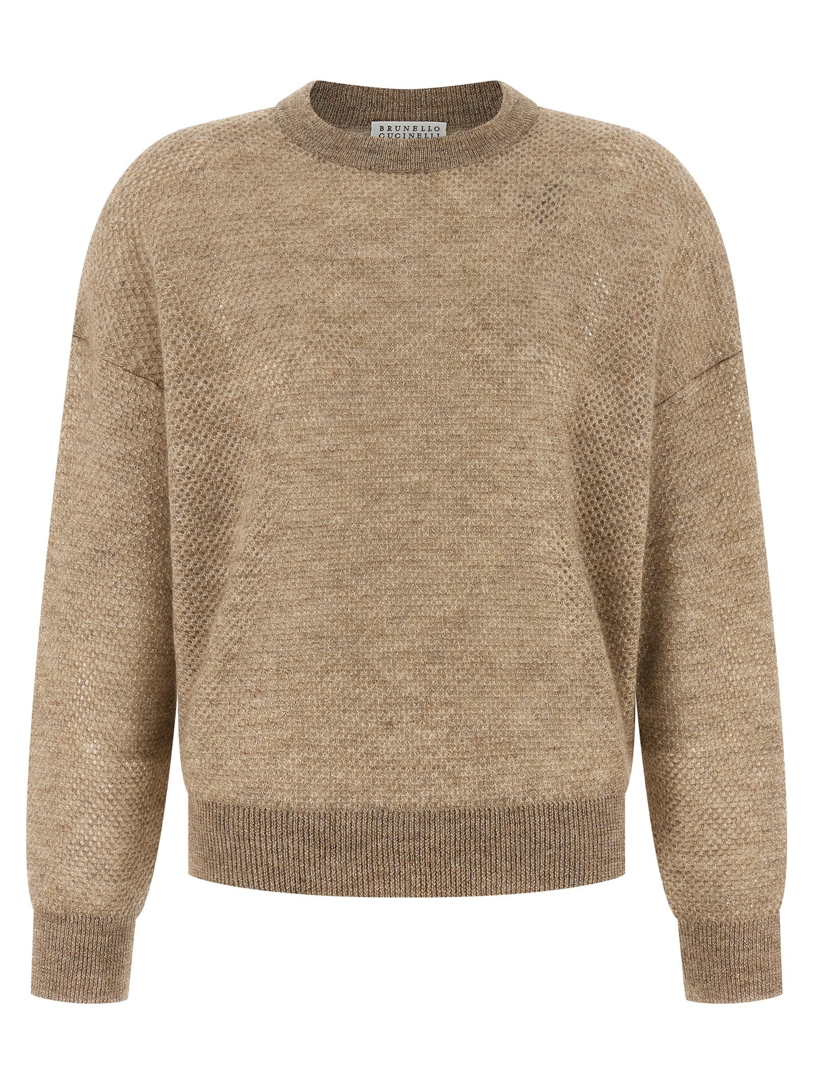 Brunello Cucinelli Beige Wool Women's Cardigan