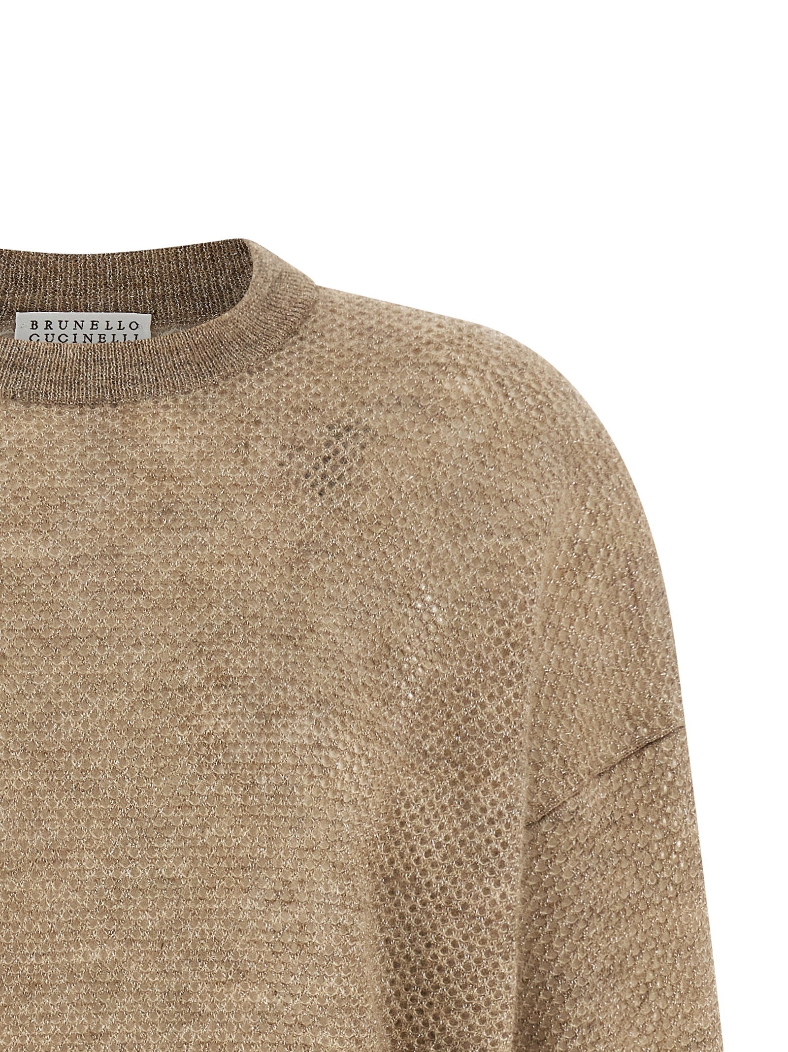 Brunello Cucinelli Beige Wool Women's Cardigan
