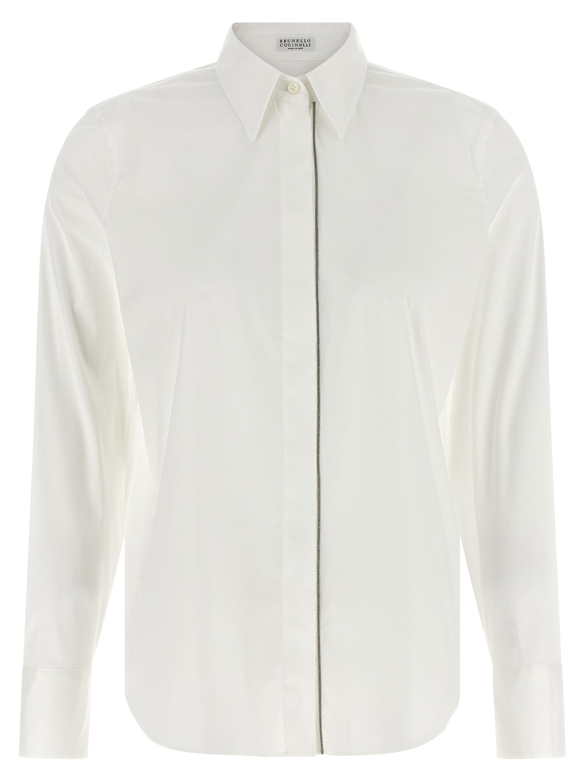 Brunello Cucinelli White Cotton Women's Blouse