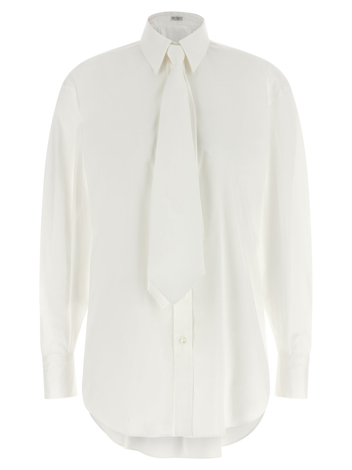 Brunello Cucinelli White Cotton Women's Blouse
