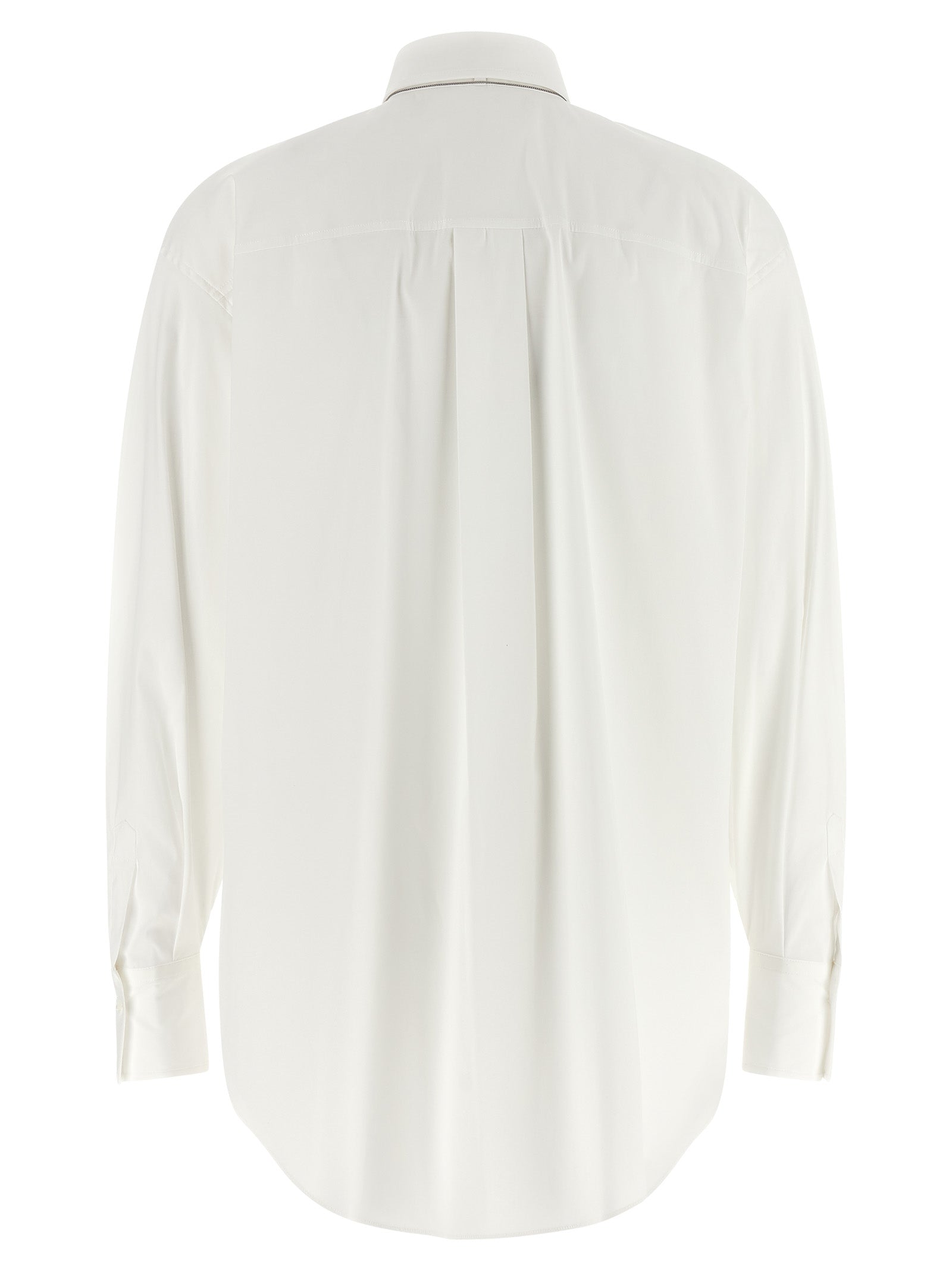 Brunello Cucinelli White Cotton Women's Blouse