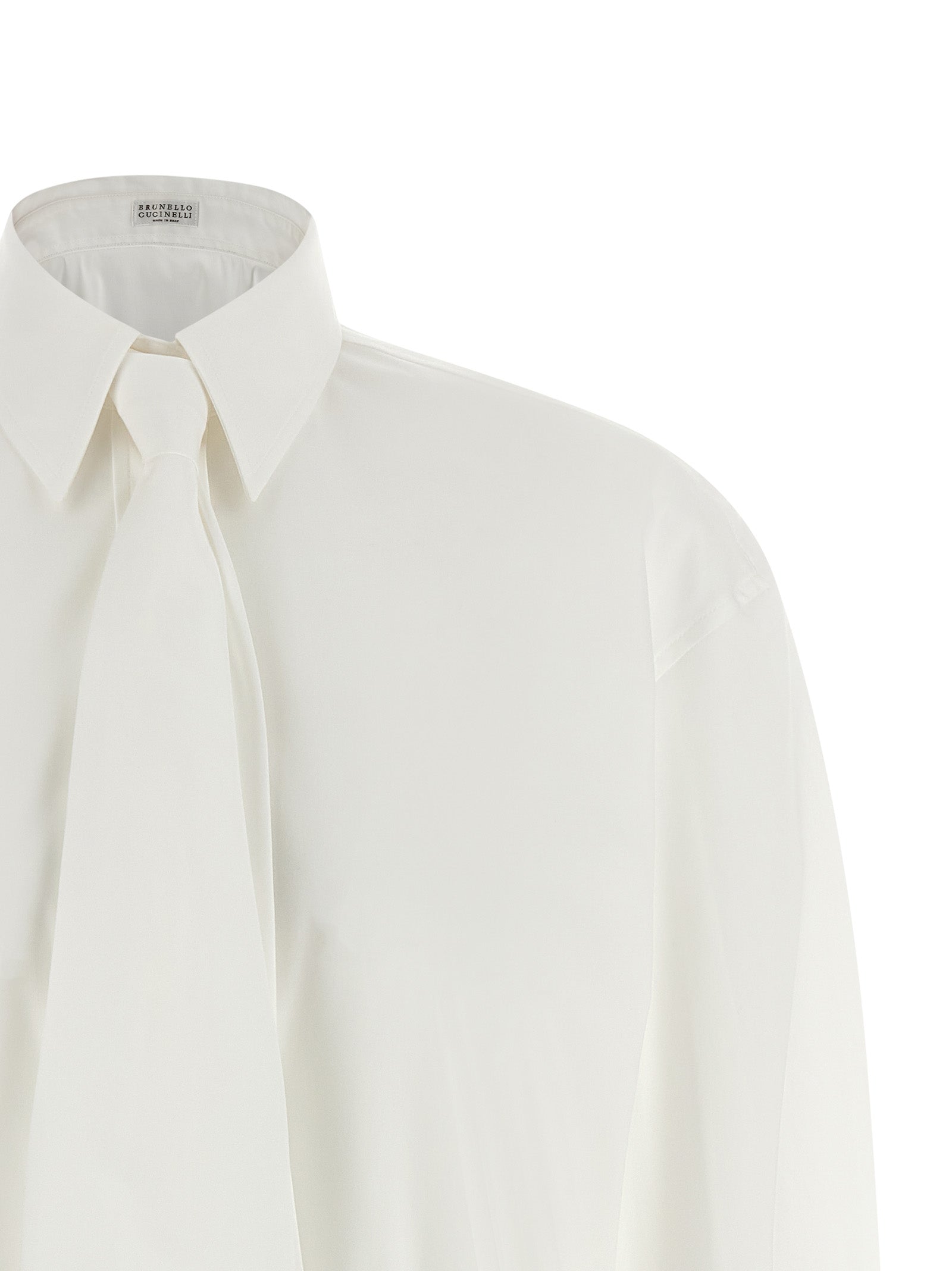 Brunello Cucinelli White Cotton Women's Blouse