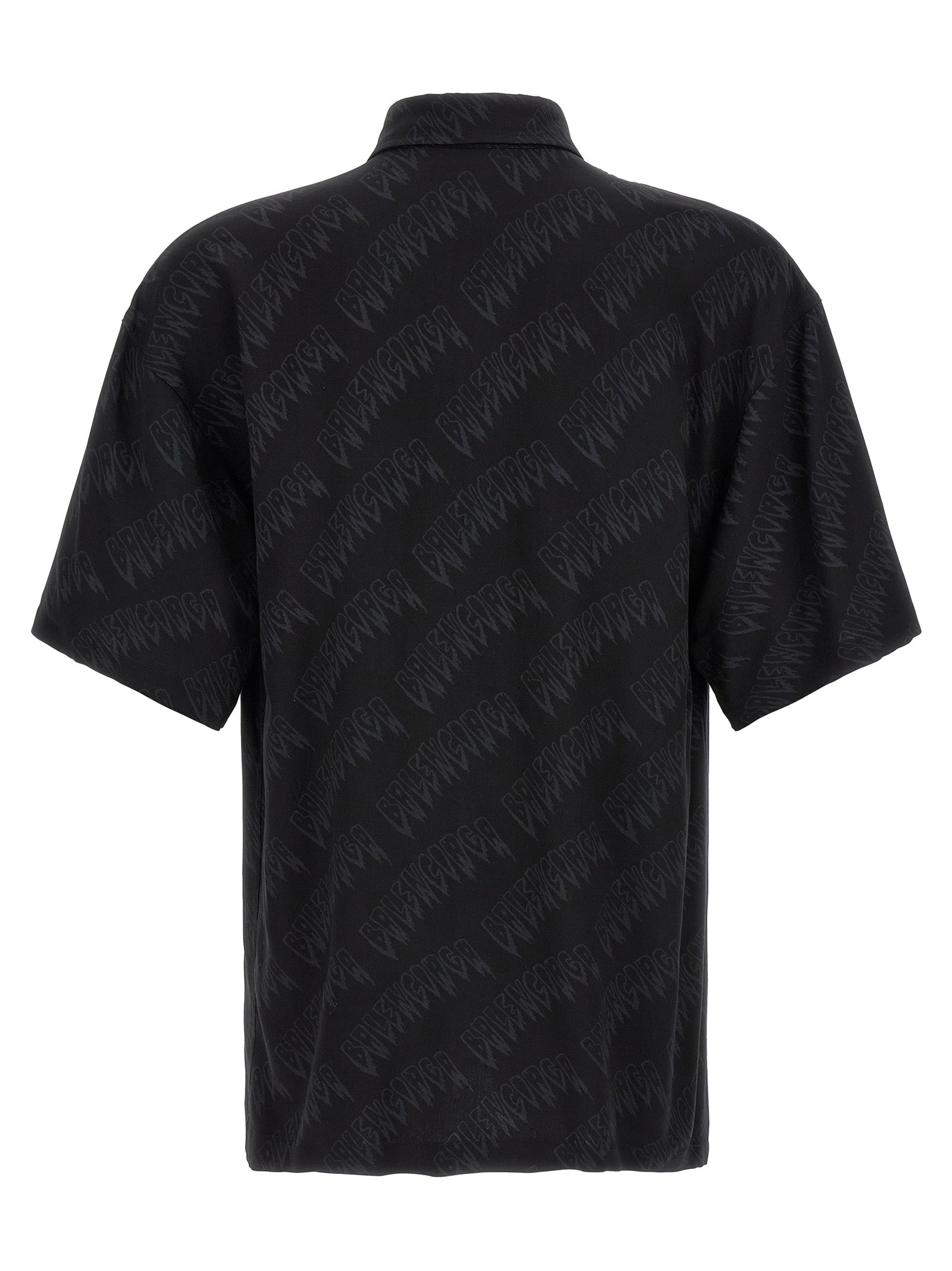 Balenciaga Black Viscose Men's Blouse