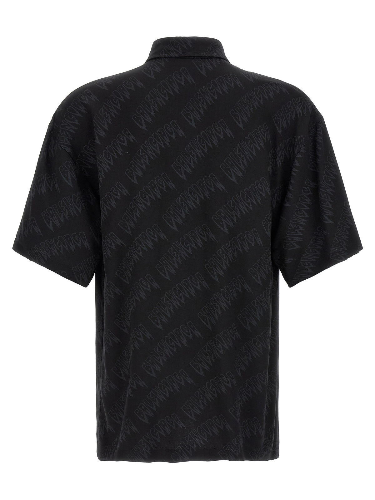 Balenciaga Black Viscose Men's Blouse