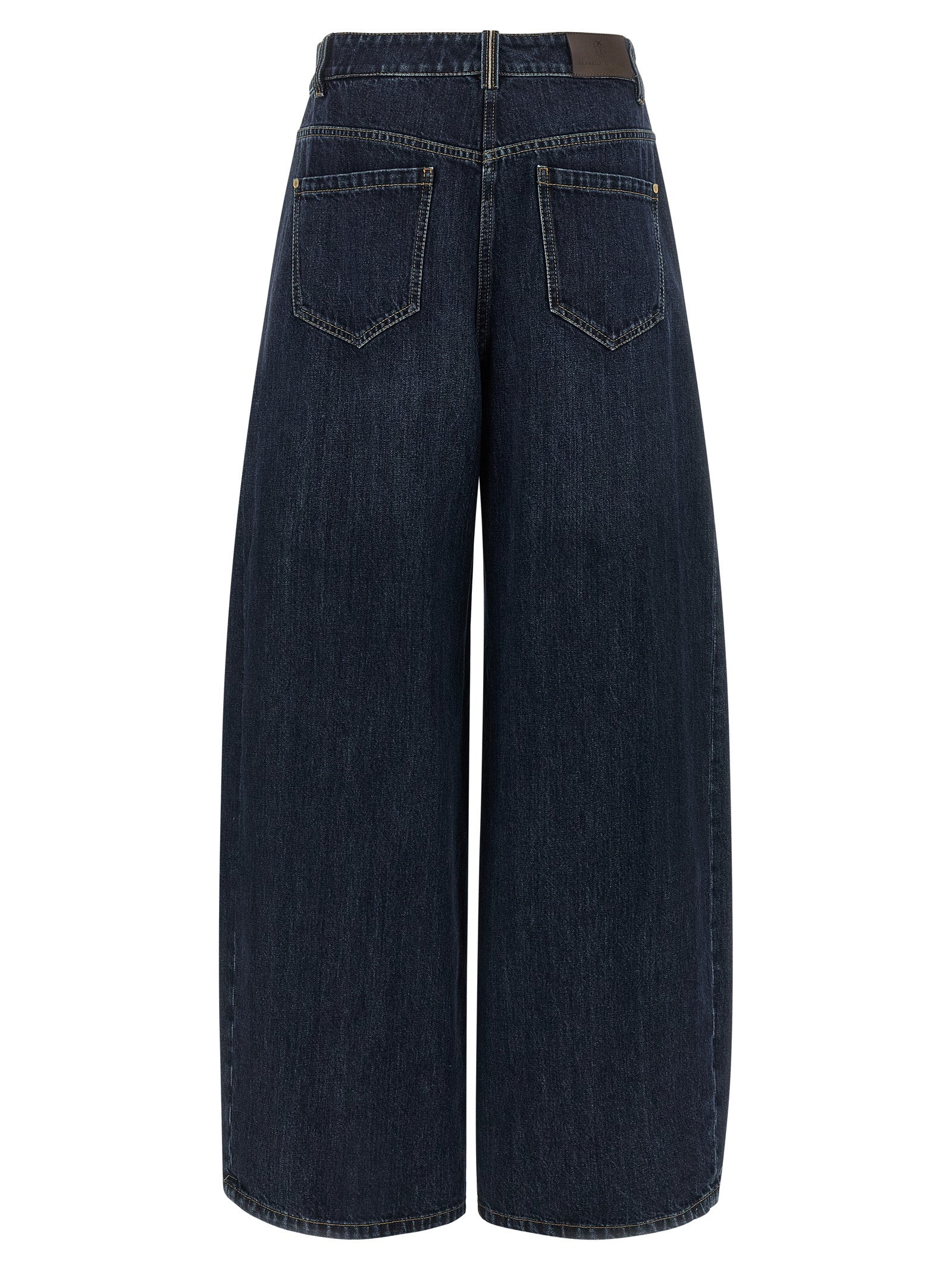 Brunello Cucinelli Blue Cotton Jeans Women's Denim