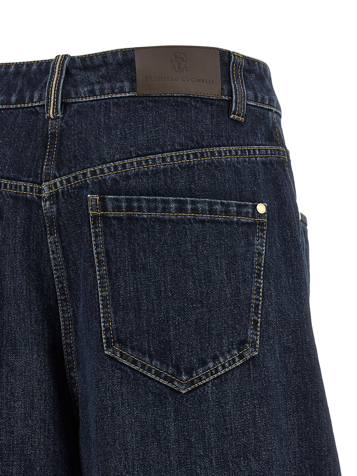 Brunello Cucinelli Blue Cotton Jeans Women's Denim