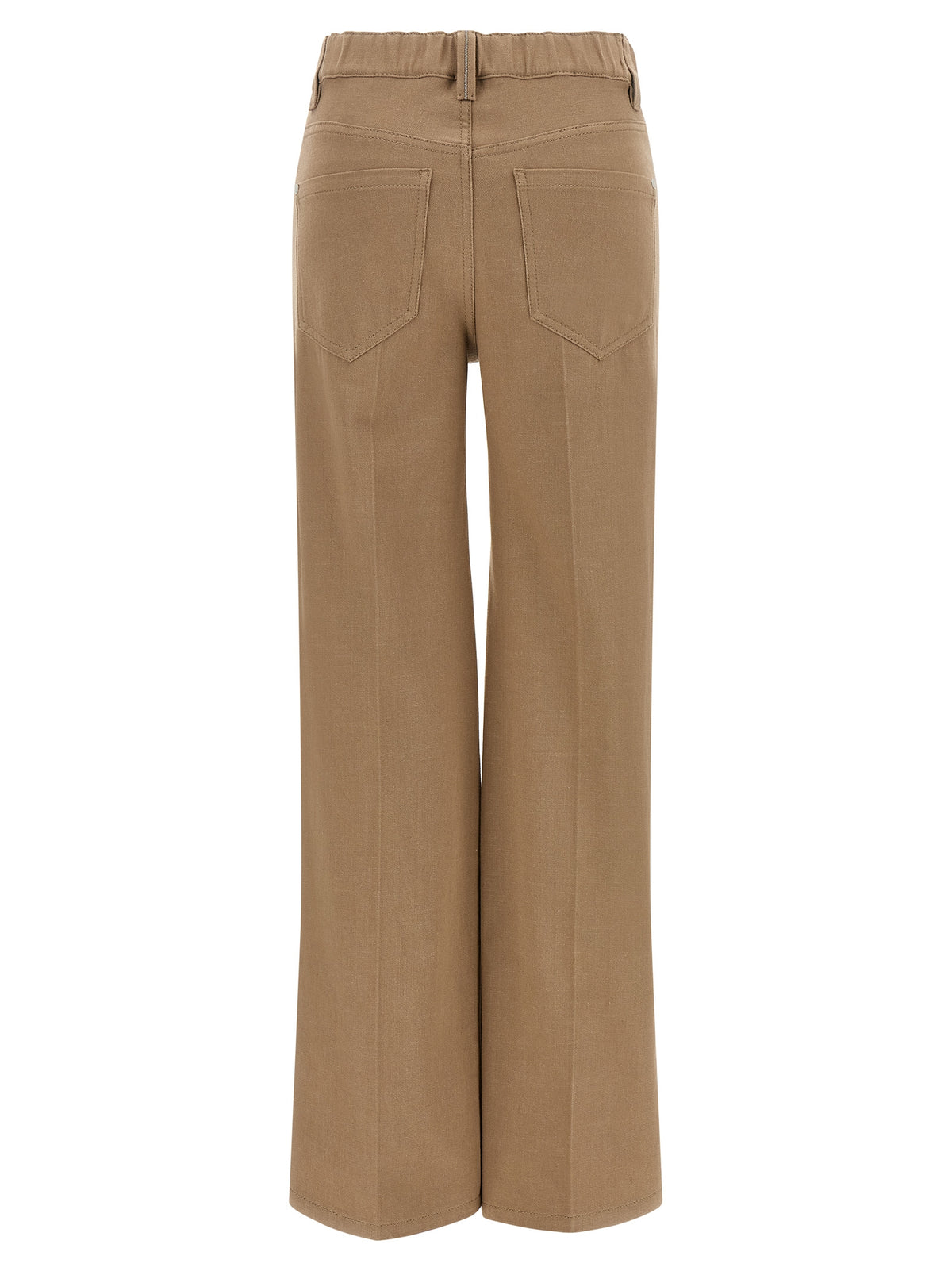 Brunello Cucinelli Beige Cotton Jeans Women's Denim