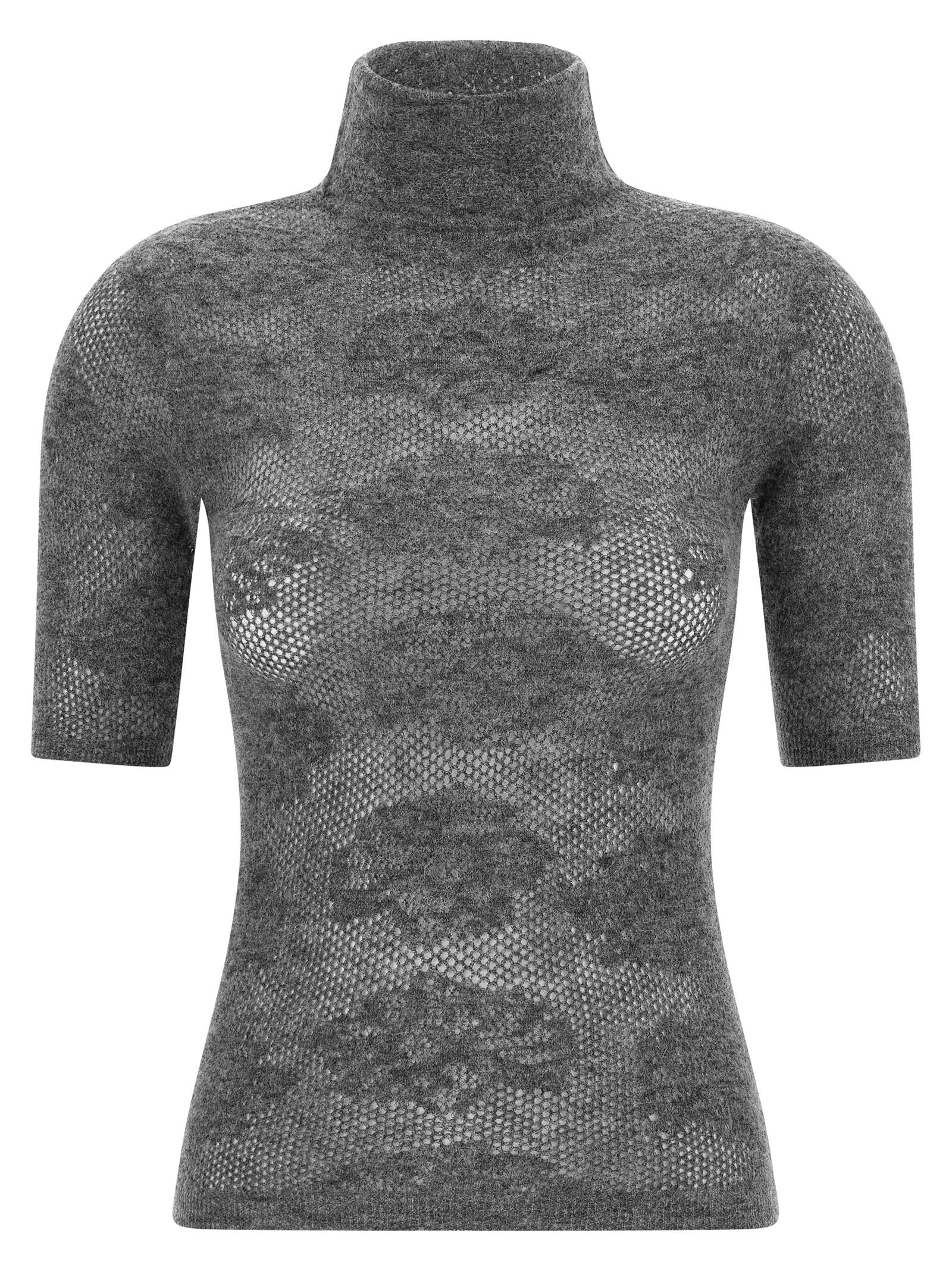 Brunello Cucinelli Gray Silk Women's Cardigan