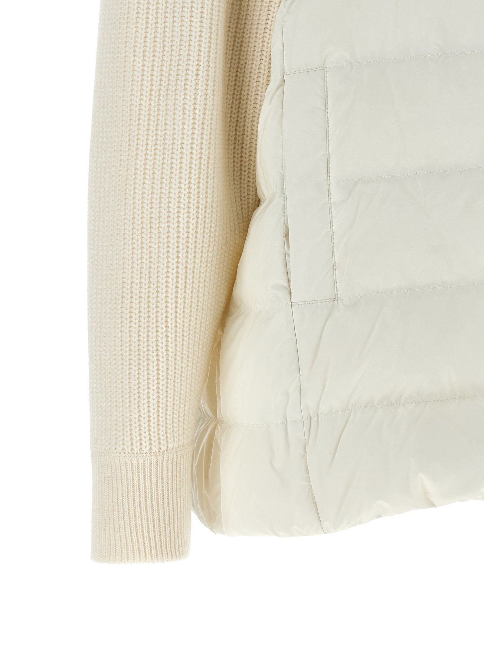 Brunello Cucinelli White Polyester Full-Length Women's Jacket
