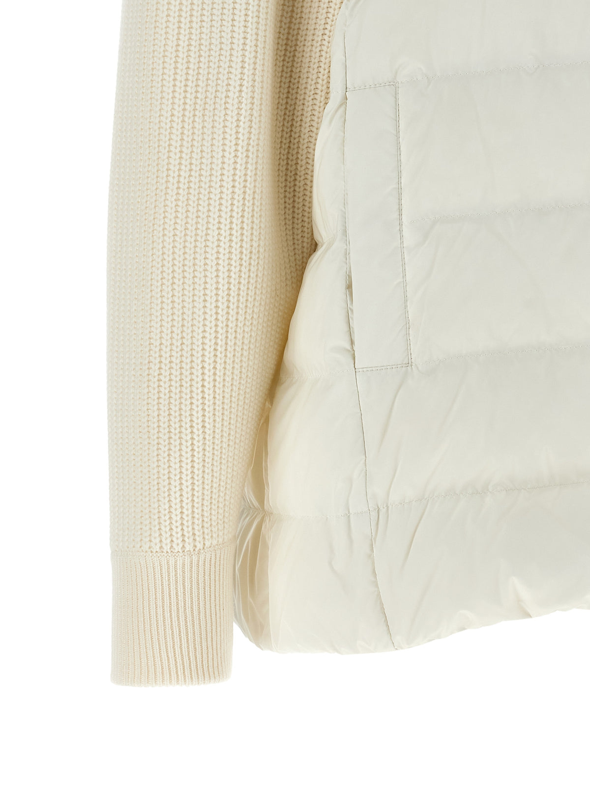 Brunello Cucinelli White Polyester Full-Length Women's Jacket