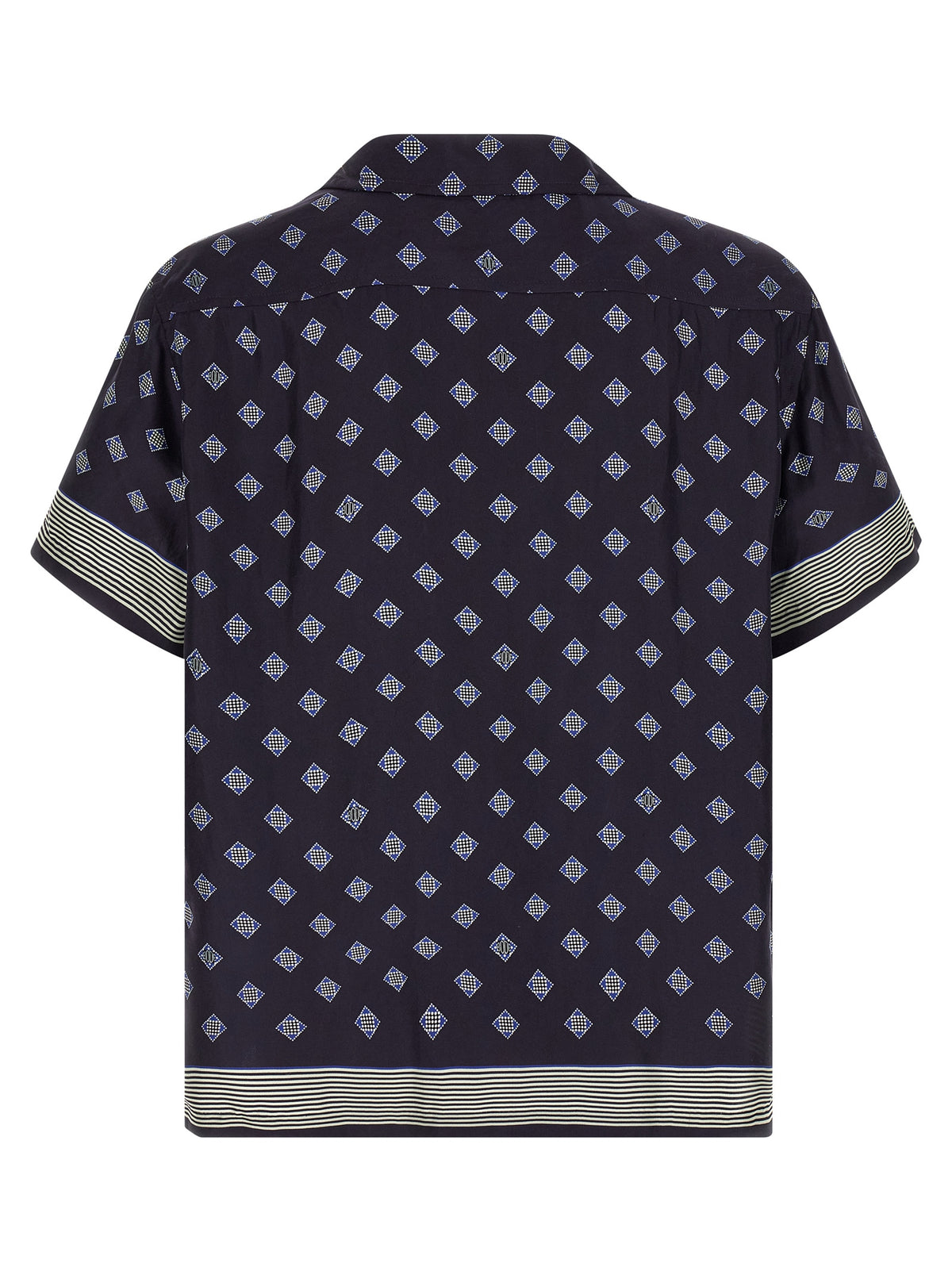 BODE Blue Silk Men's Blouse