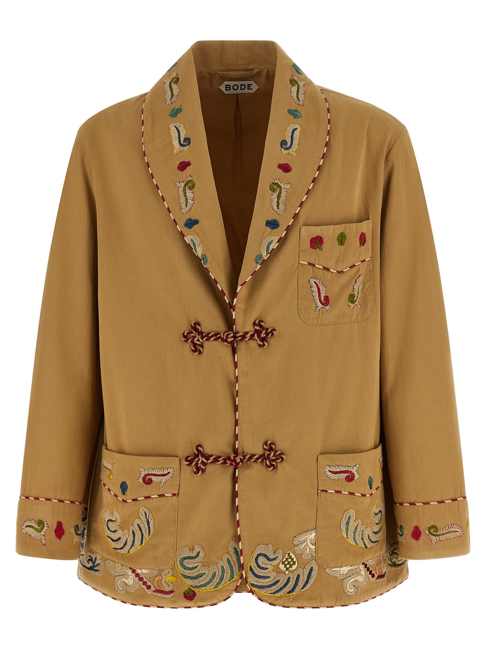 BODE Beige Cotton Men's Blazer