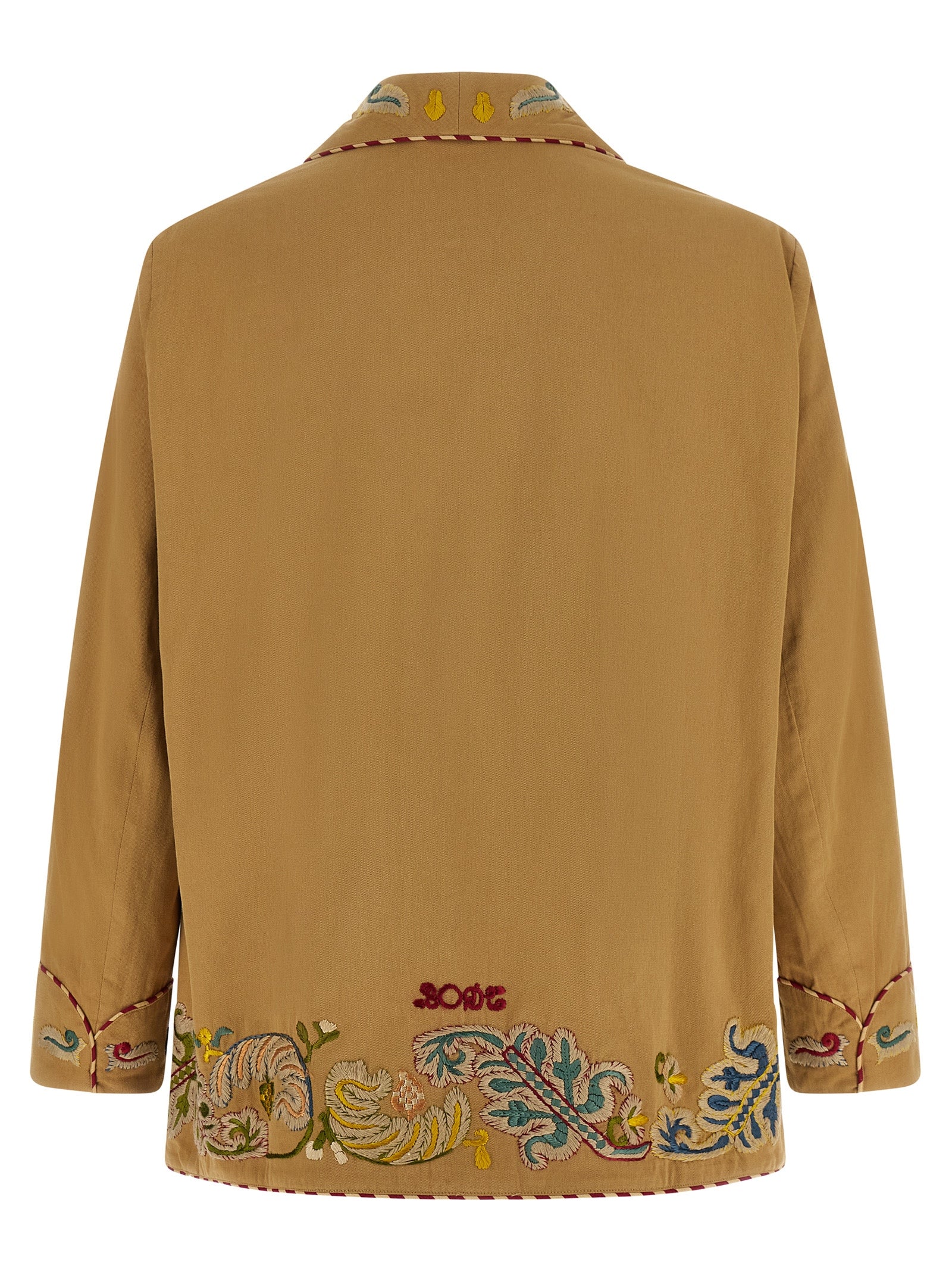 BODE Beige Cotton Men's Blazer