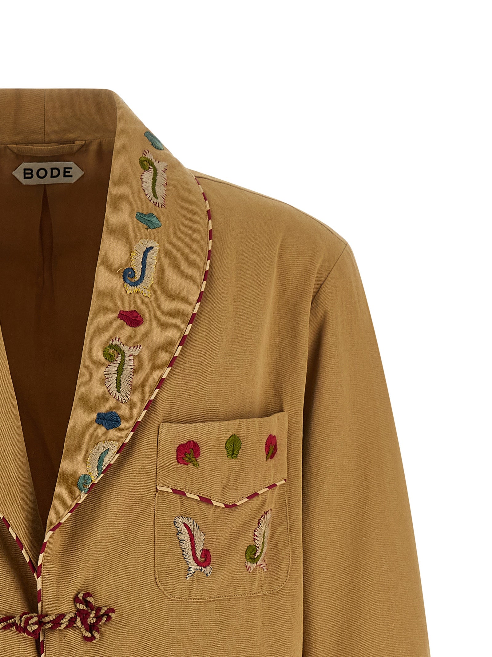 BODE Beige Cotton Men's Blazer