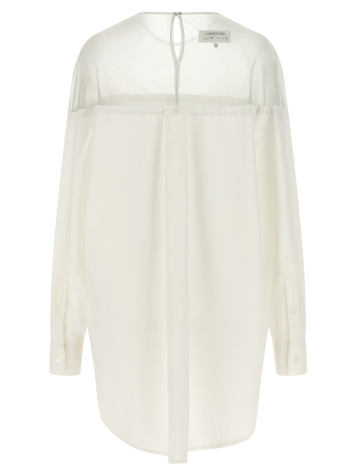 MM6 Maison Margiela White Cotton Women's Blouse