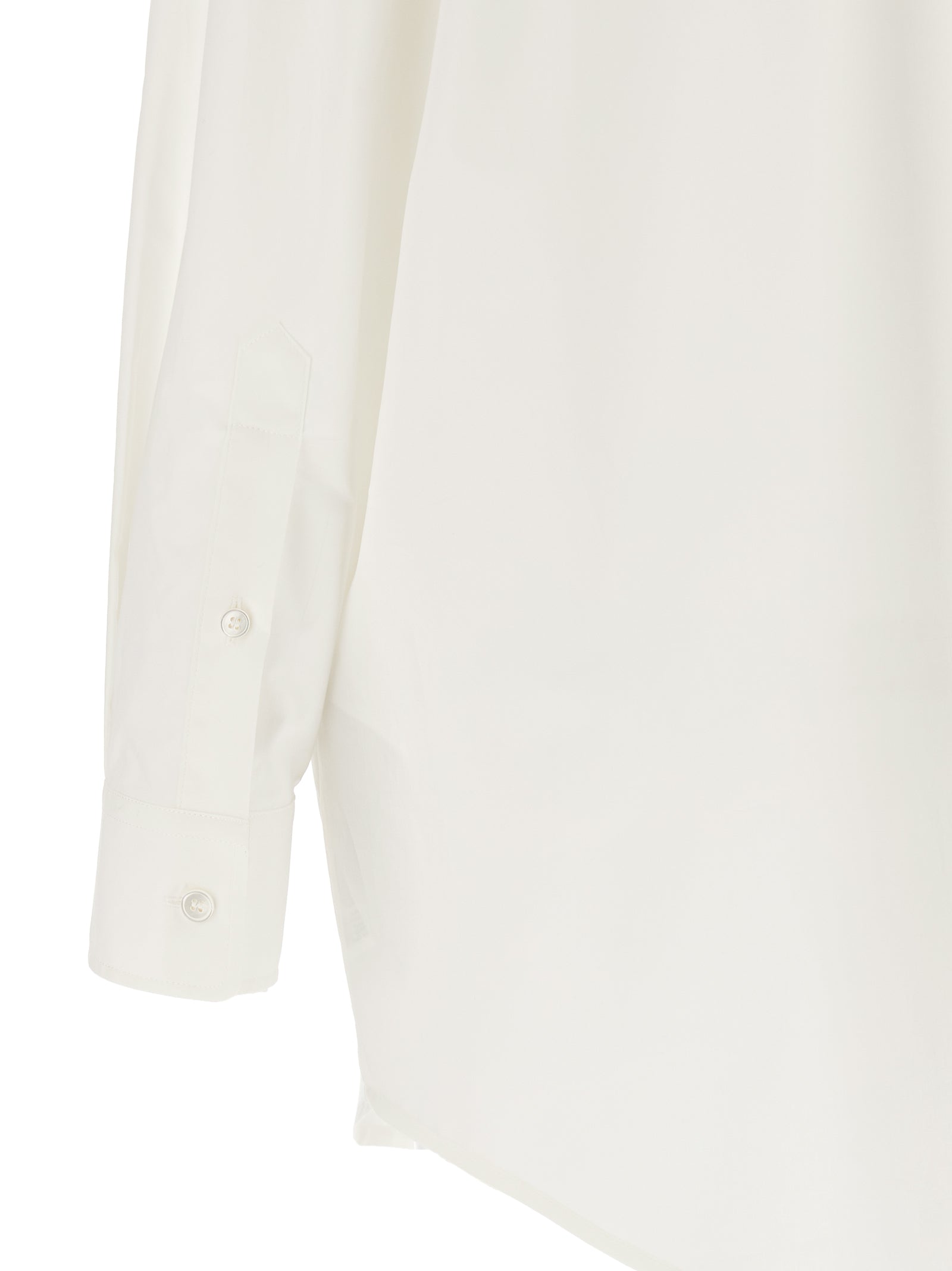 MM6 Maison Margiela White Cotton Women's Blouse