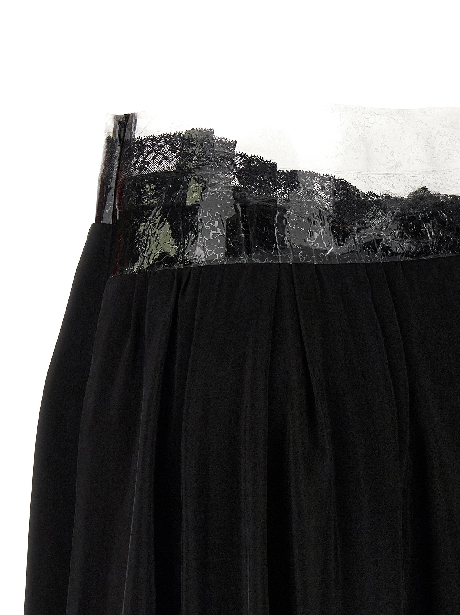 Maison Margiela Black Copper Mini Women's Skirt