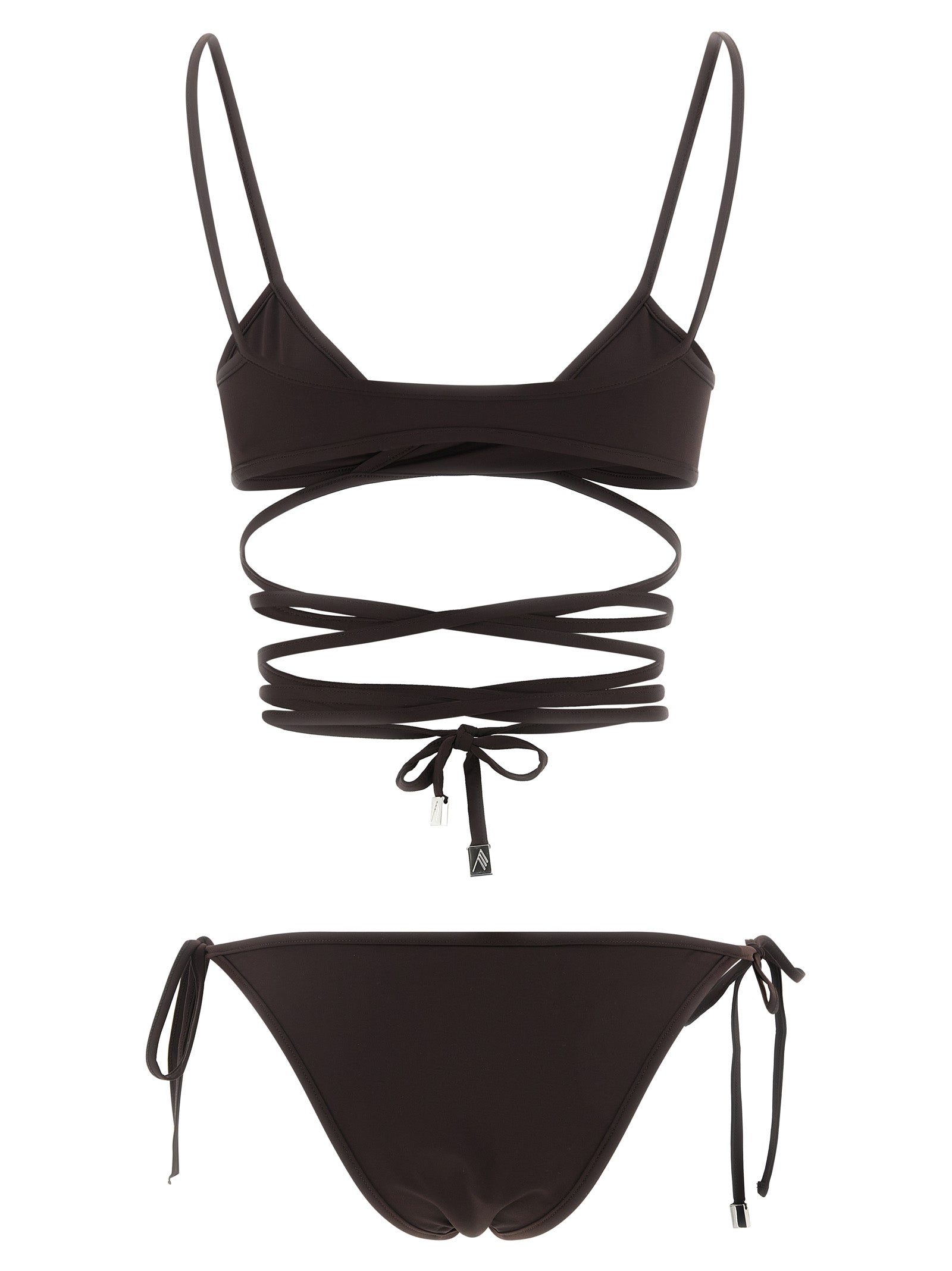 The Attico Brown Polyamide Women's Bikini