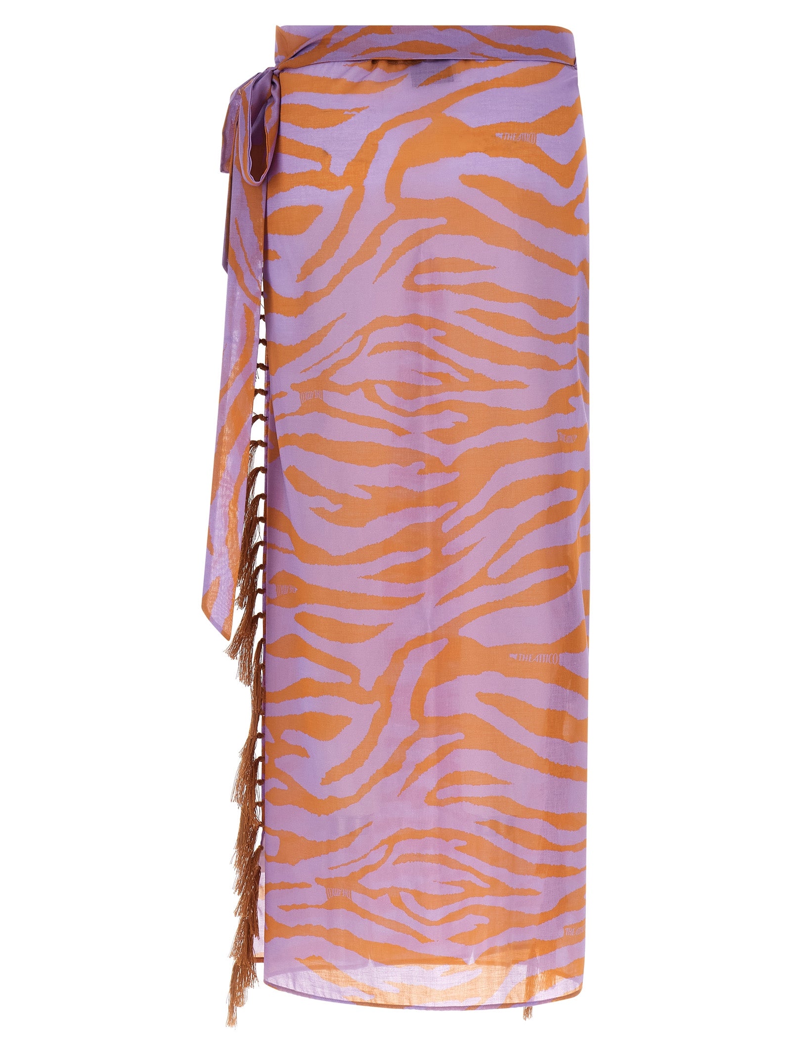 The Attico Purple Cotton Women's Skirt