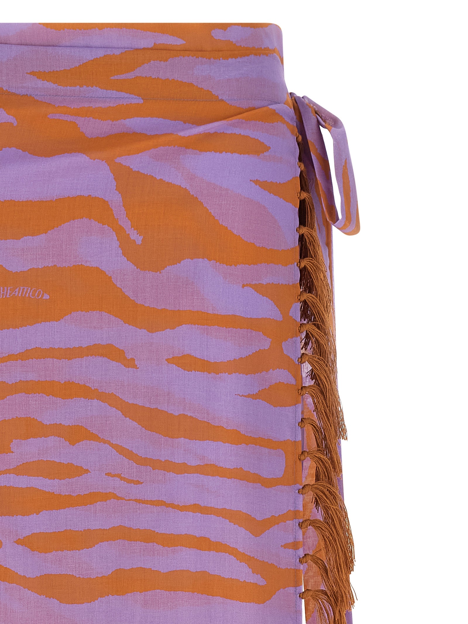 The Attico Purple Cotton Women's Skirt