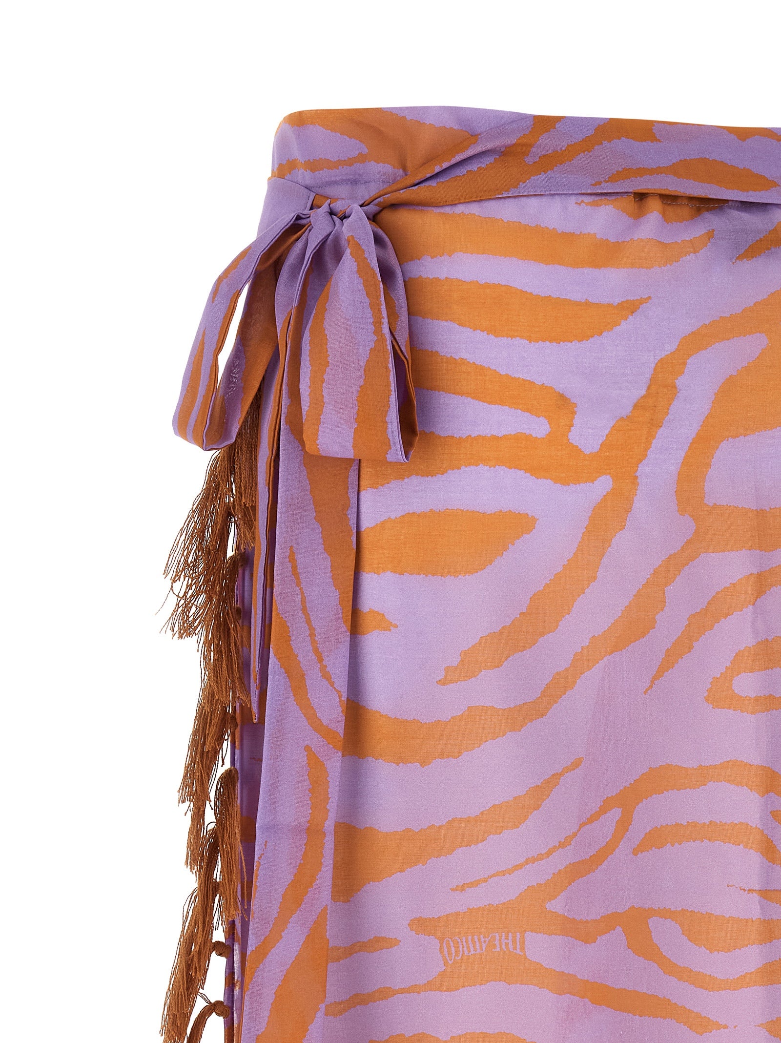 The Attico Purple Cotton Women's Skirt