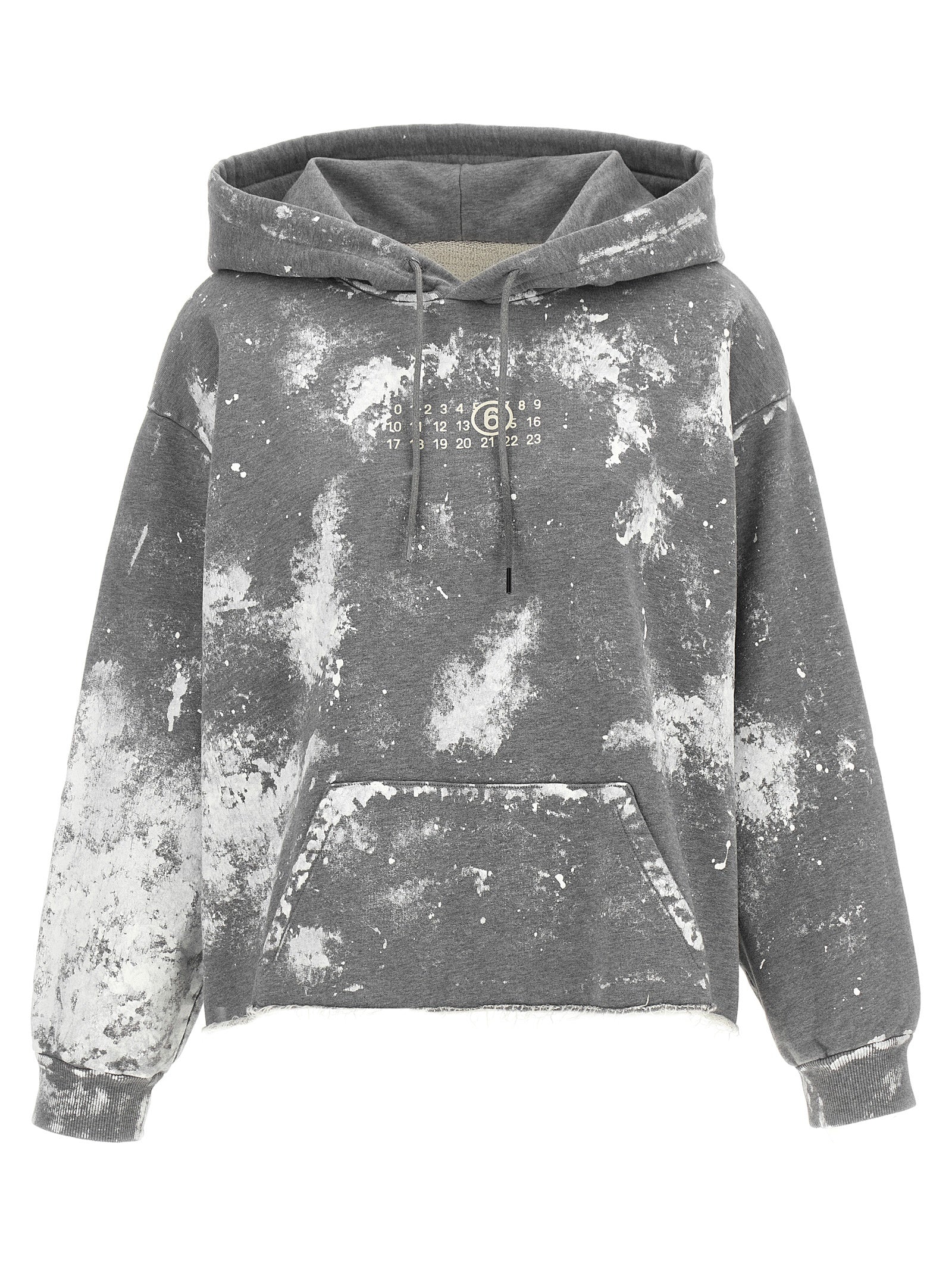 MM6 Maison Margiela Gray Cotton Women's Sweatshirt