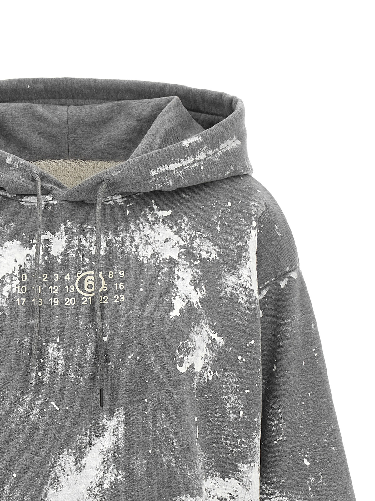 MM6 Maison Margiela Gray Cotton Women's Sweatshirt