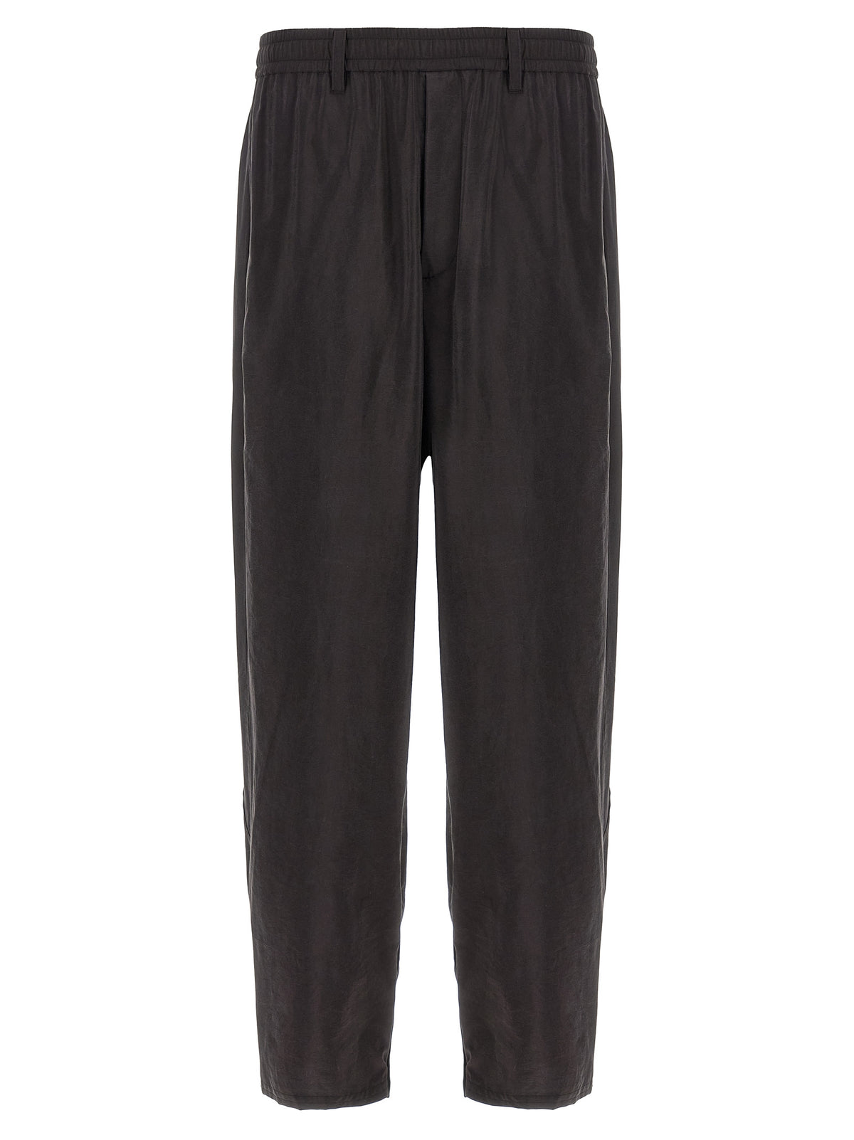SSSTEIN Brown Silk Athletic Men's Pants