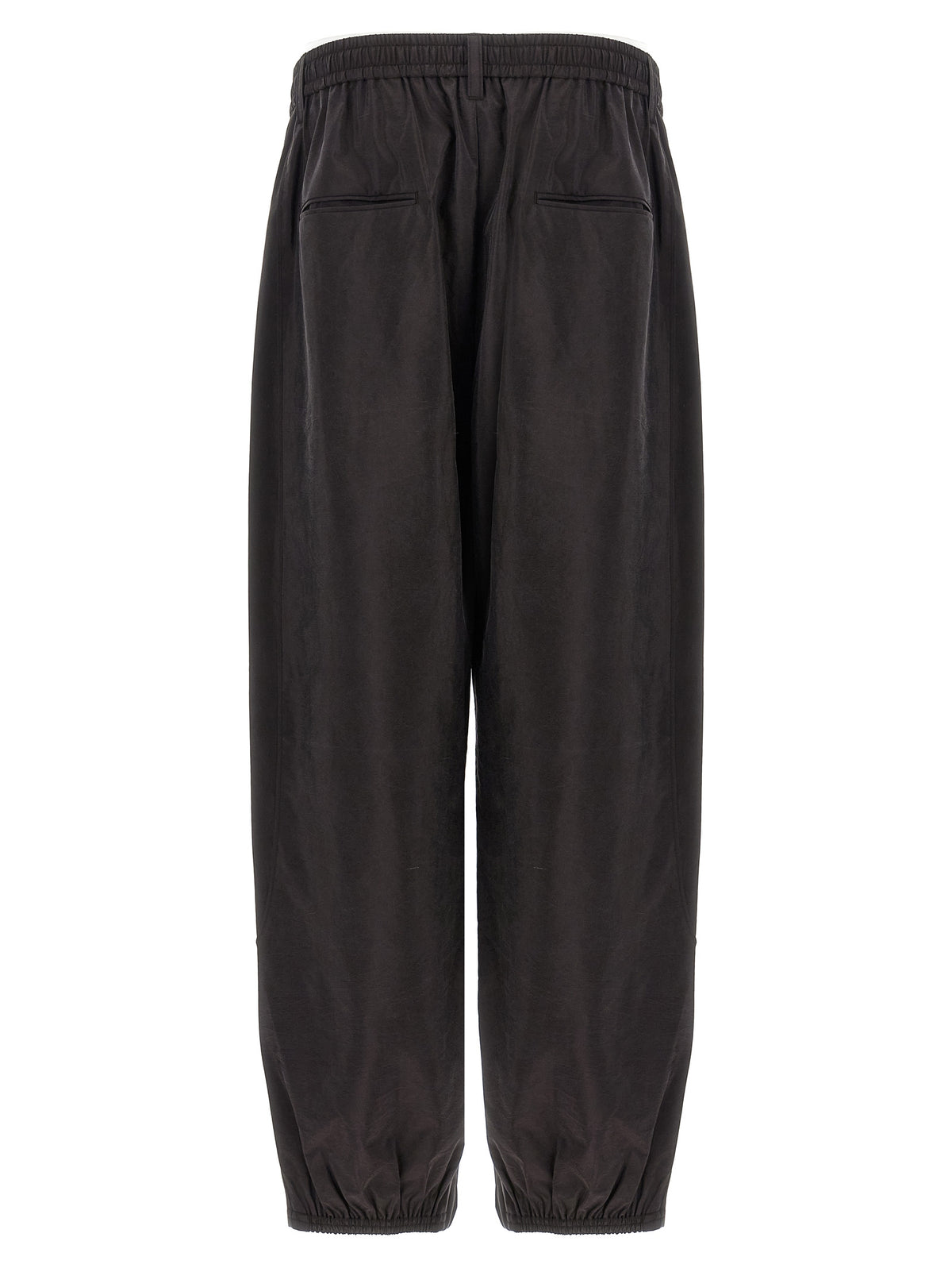 SSSTEIN Brown Silk Athletic Men's Pants