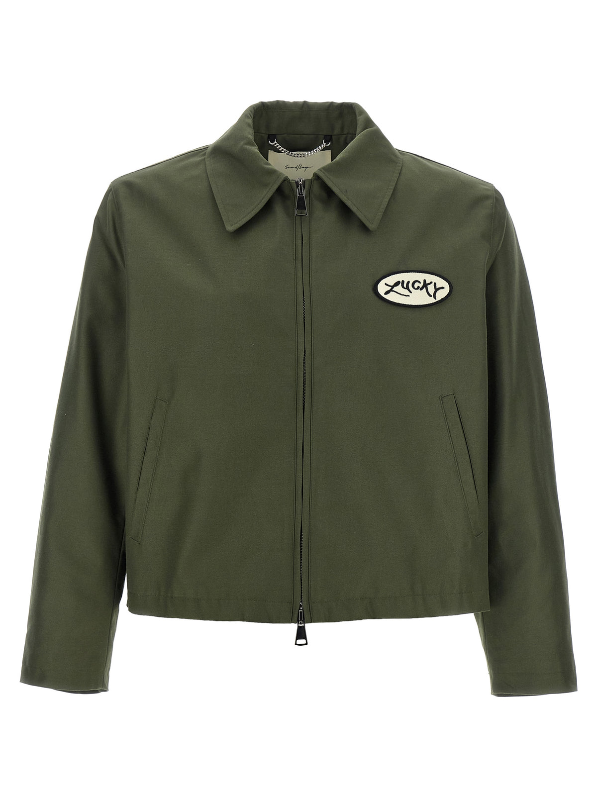 SECOND/LAYER Bicolor Polyester Full-Length Men's Jacket