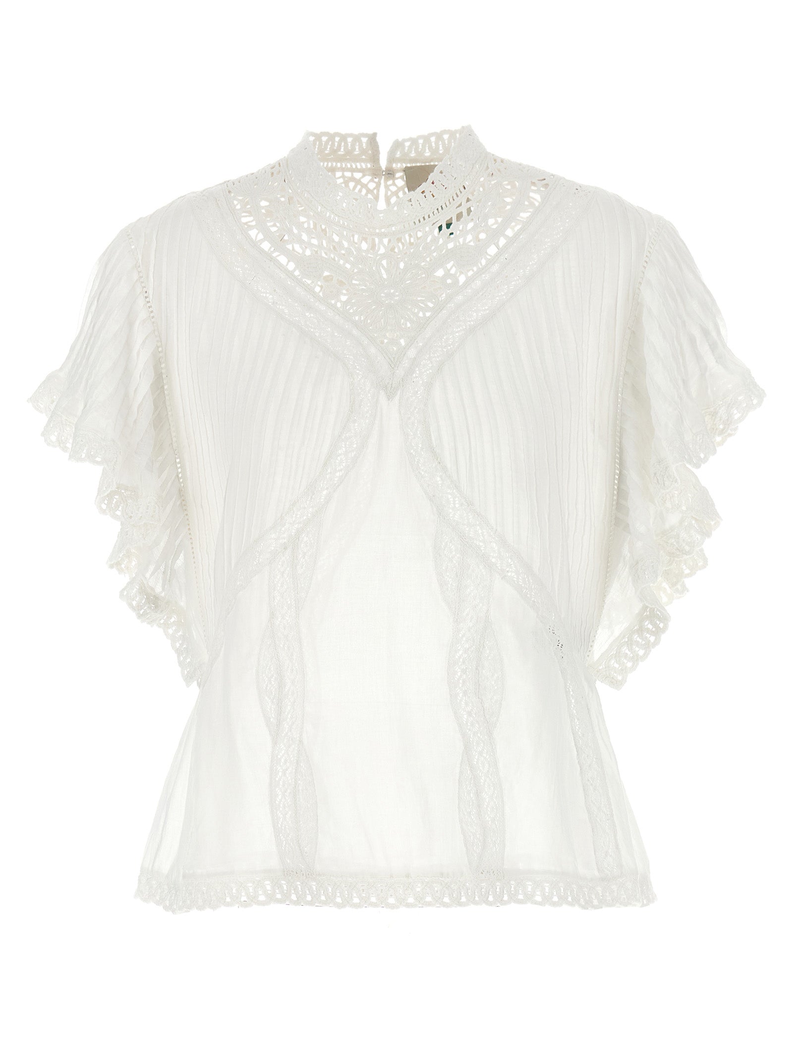 FARM RIO White Organic Cotton Women's Blouse
