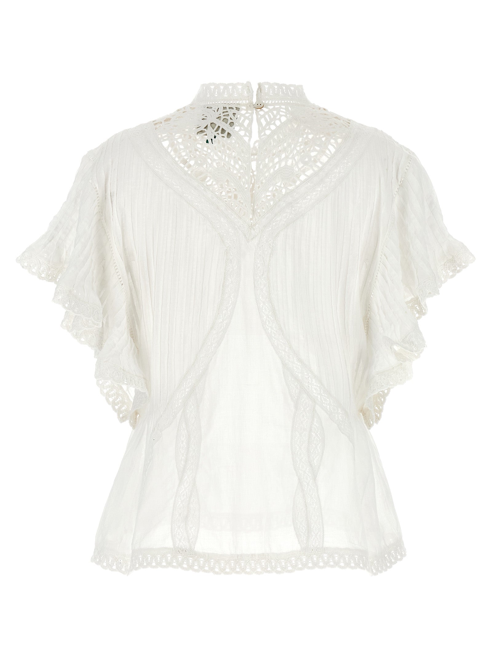 FARM RIO White Organic Cotton Women's Blouse
