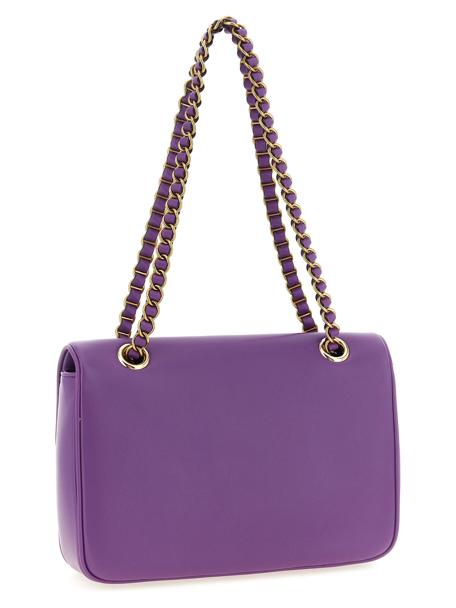 Valentino Garavani Purple Lamb Leather Shoulder Women's Bag