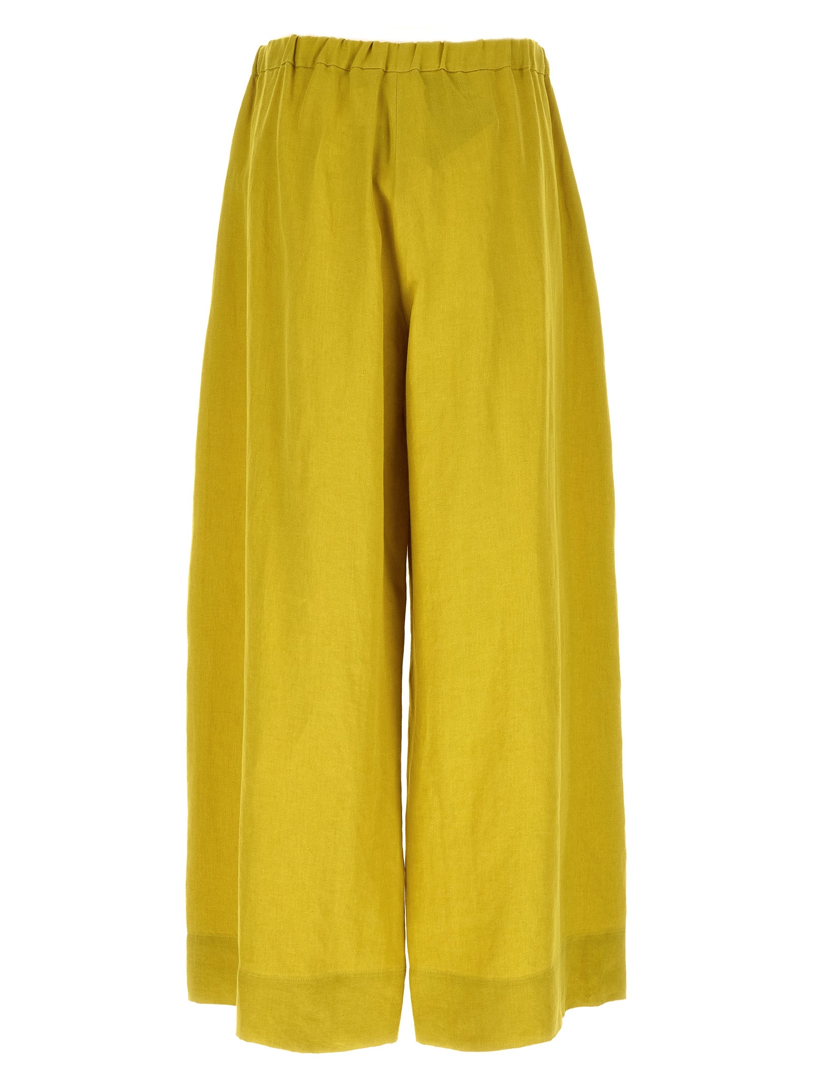 'S Max Mara Bicolor Linen Casual Women's Pants