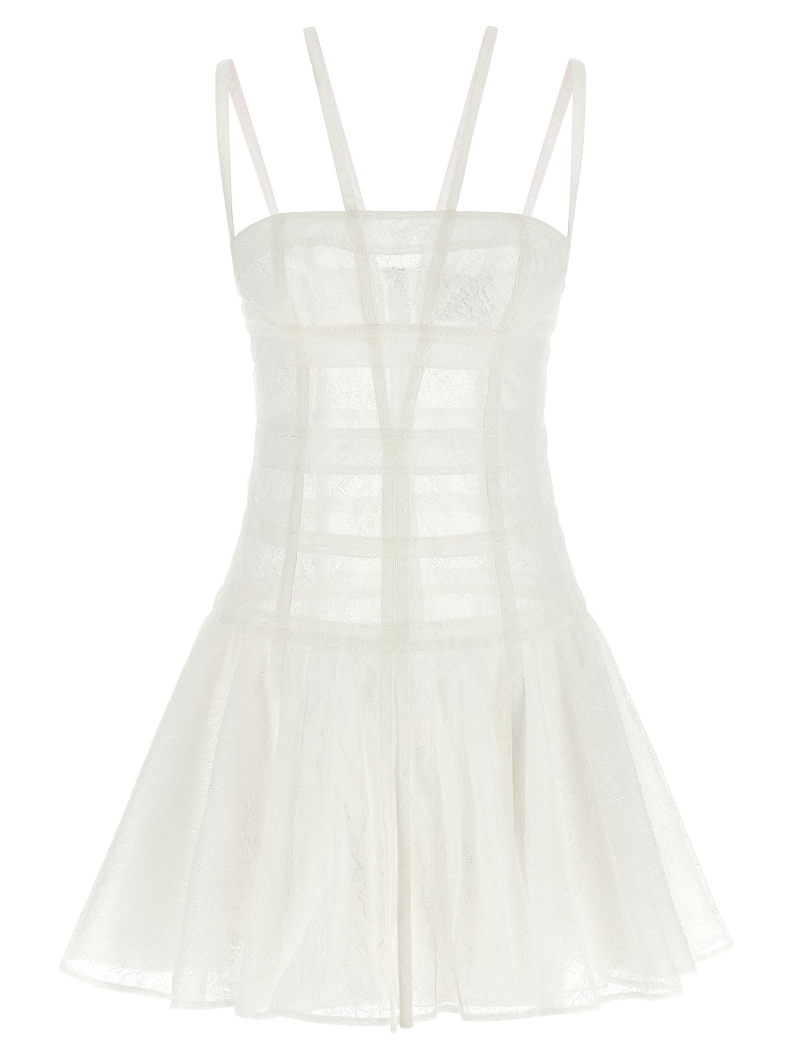 Giovanni Bedin White Polyamide Short Women's Dress