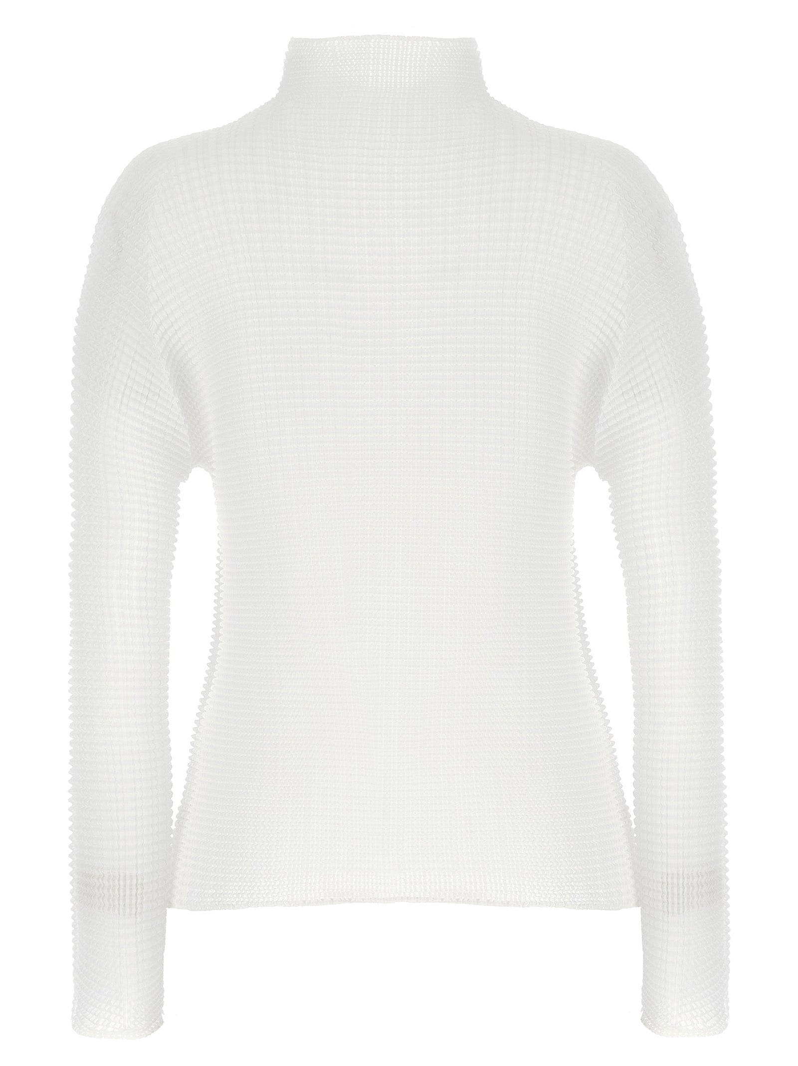 Issey Miyake White Polyester Women's Cardigan