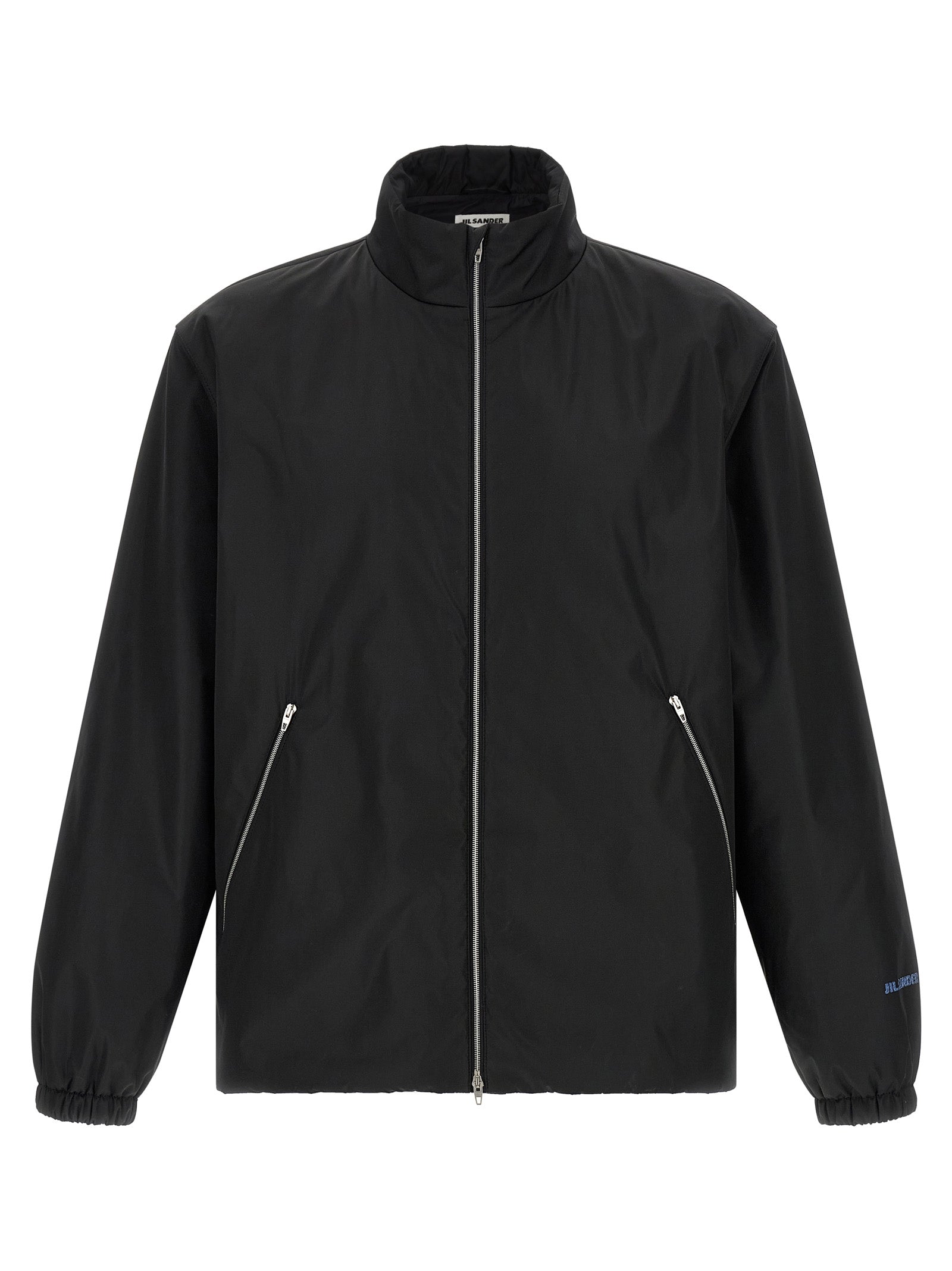 Jil Sander Black Polyester Full-Length Men's Jacket